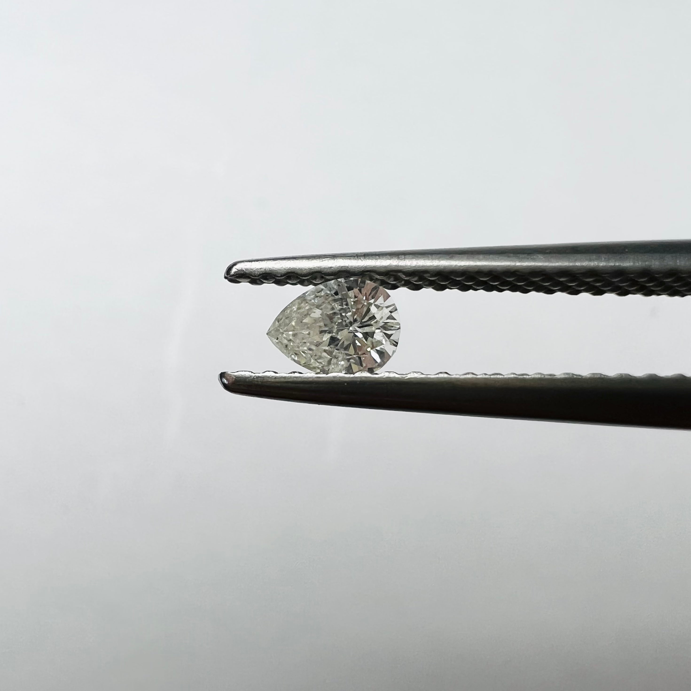 .19CT Pear Brilliant Diamond J VS2 4.63x3.37x1.85mm Natural Earth mined