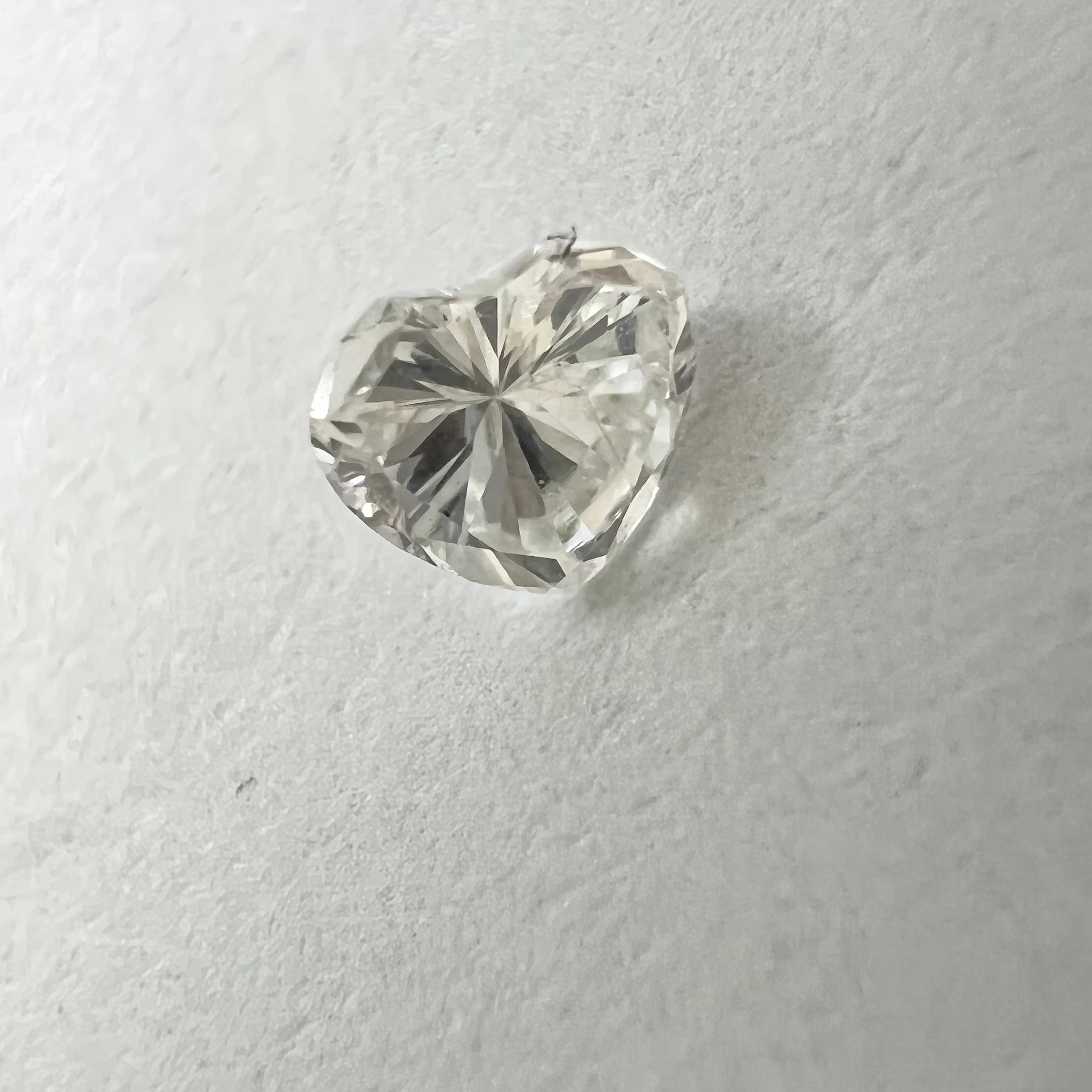 .12CT Heart Shape Diamond I VS2 3.04x3.48x2.00mm Natural Earth mined