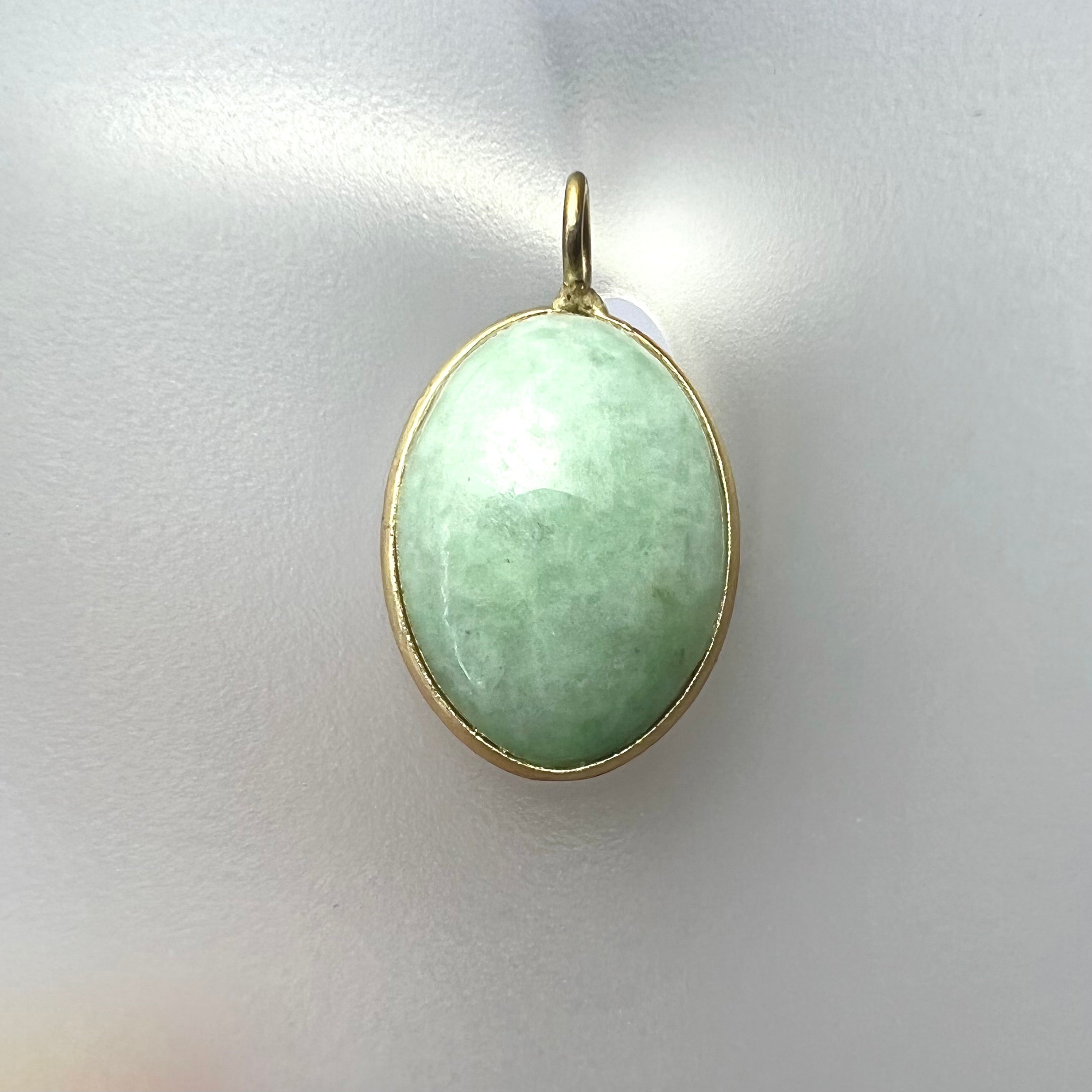 14k Turquoise Yellow Gold Pendant Charm 19x11mm