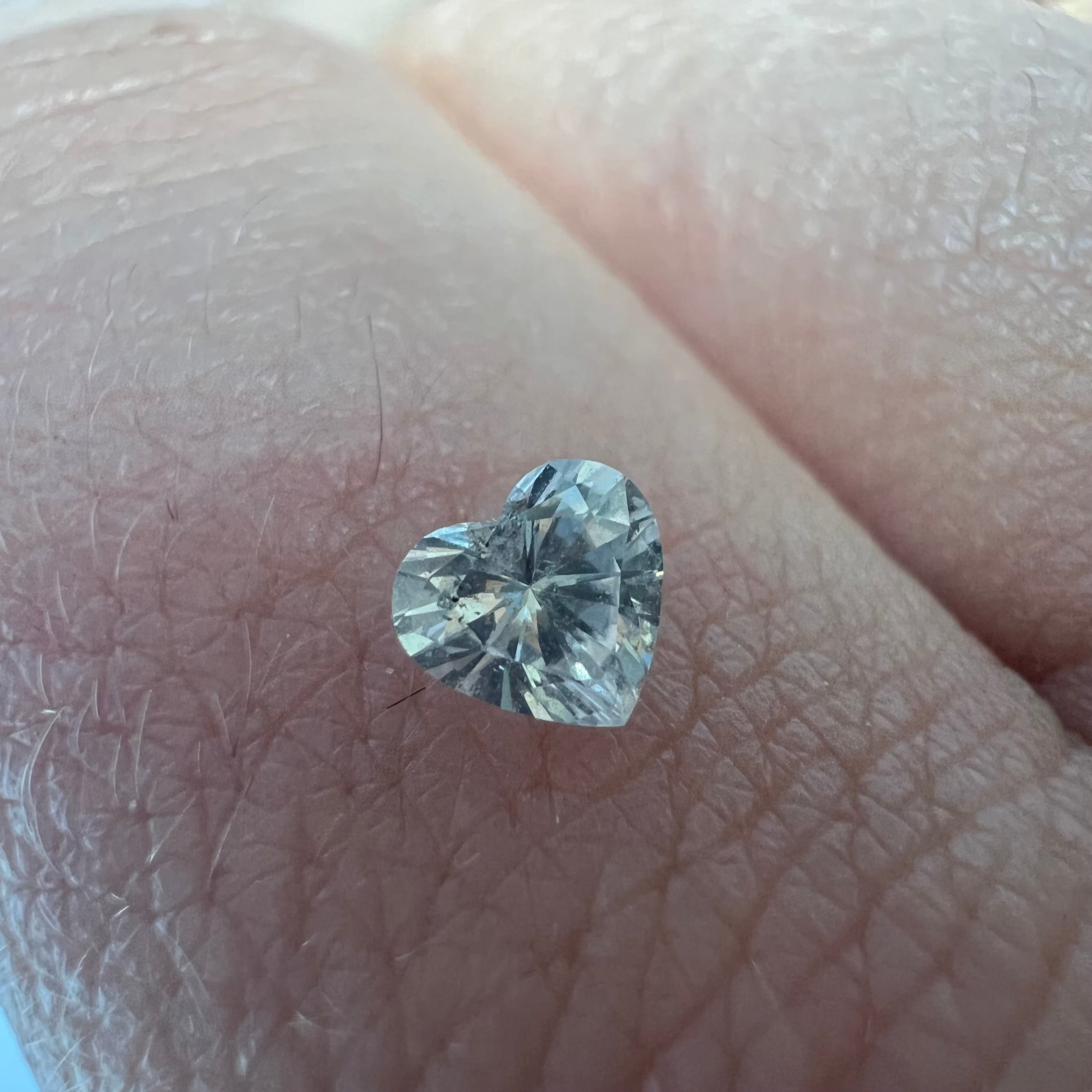 .25CT Heart Shape Diamond G I1 4.25x3.95x2.42mm Natural Earth mined