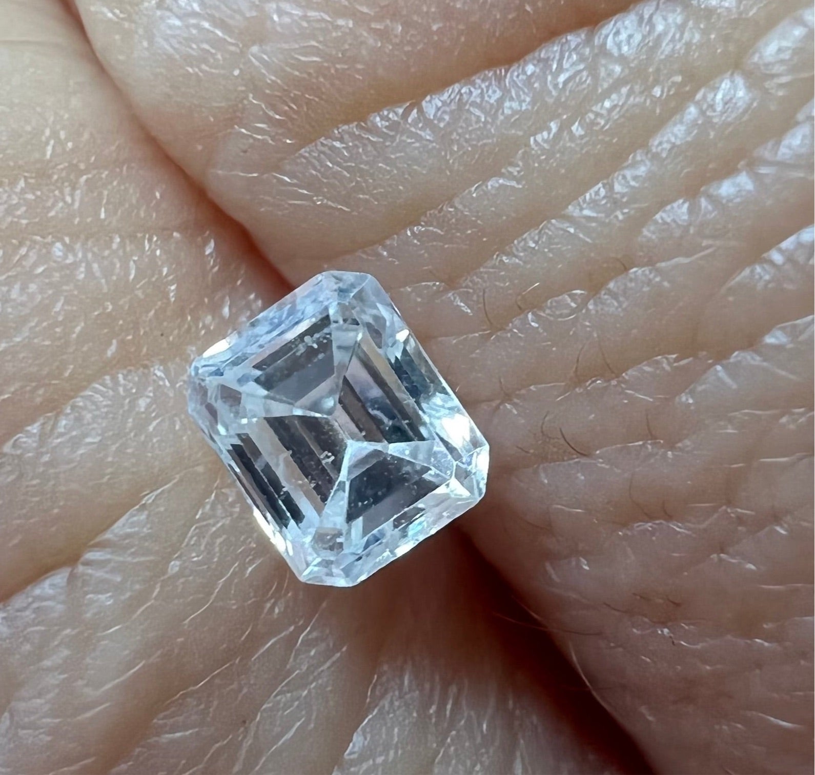 .37CT Emerald Cut Diamond G I1 4.52x3.81x2.46mm Natural Earth mined