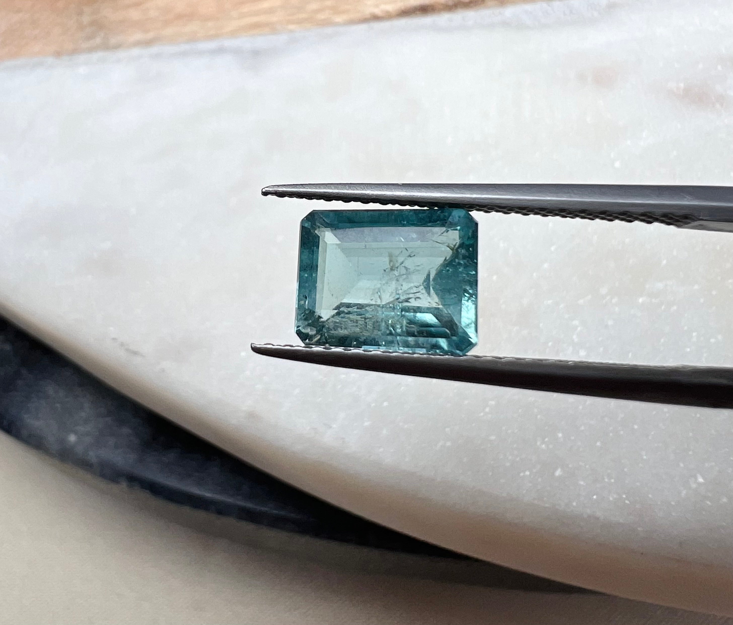 1.69CTW Natural Emerald Cut Tourmaline 8.33x6.40mm Earth mined Gemstone