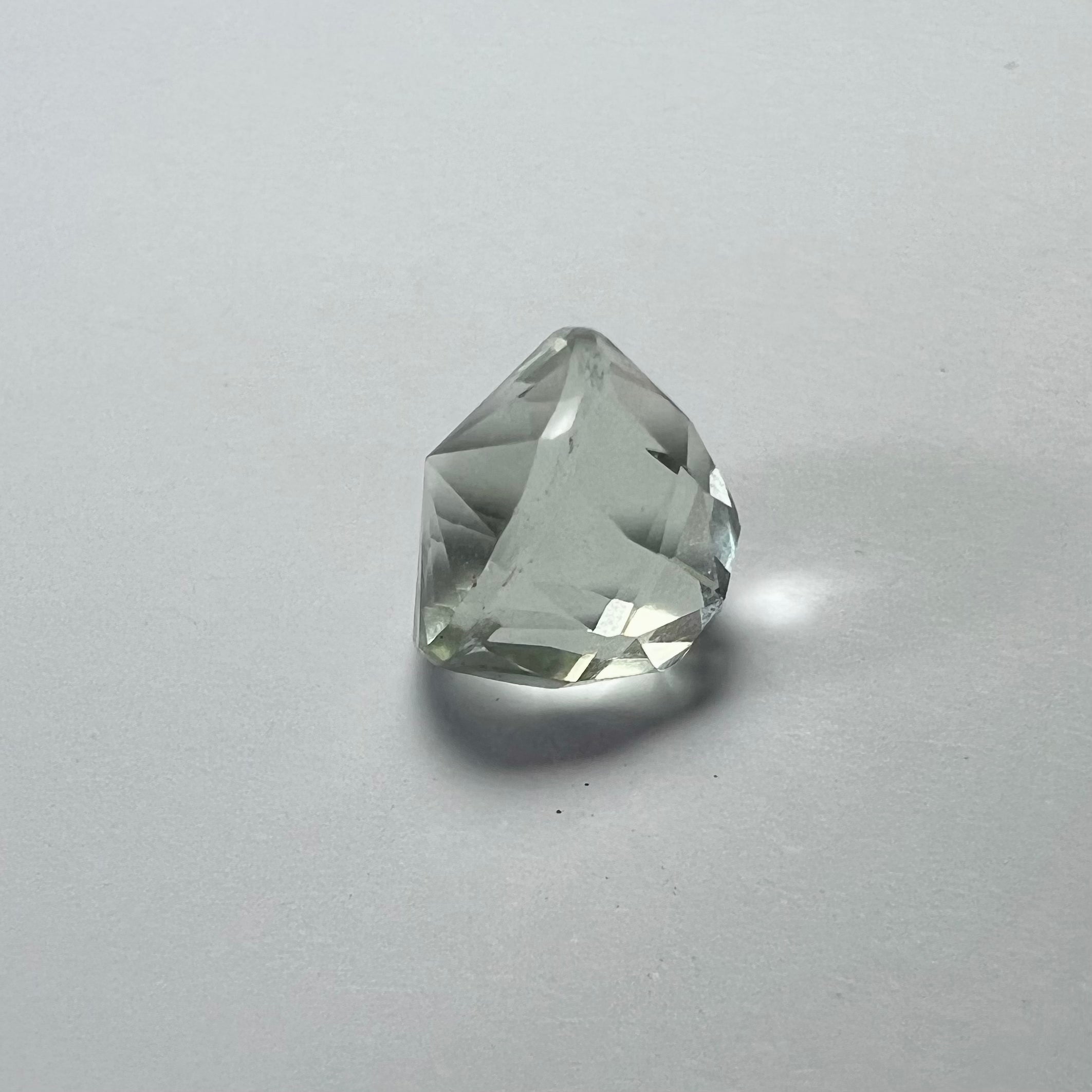 3.01CTW Loose Natural Fancy Cut Green Amethyst 7.96x7.06mm Earth mined Gemstone
