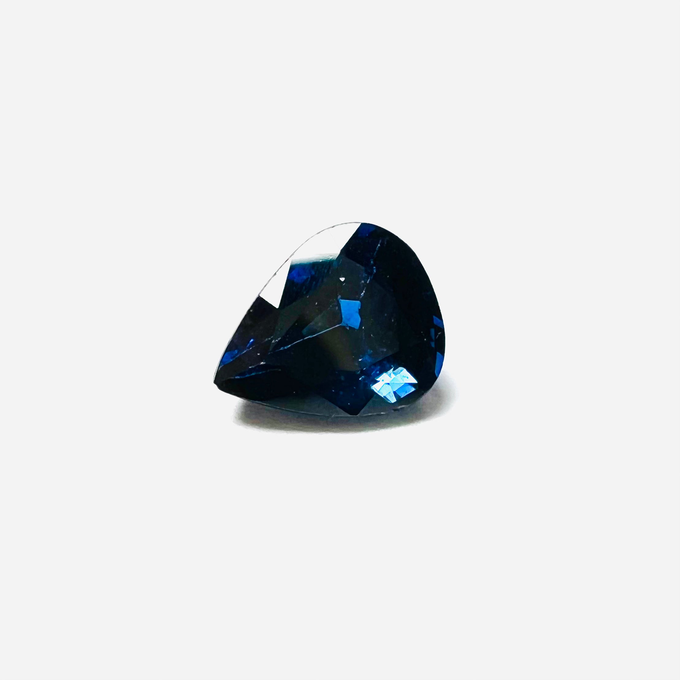 .76CT Loose Blue Pear Sapphire 6x5x4.5mmEarth mined Gemstone