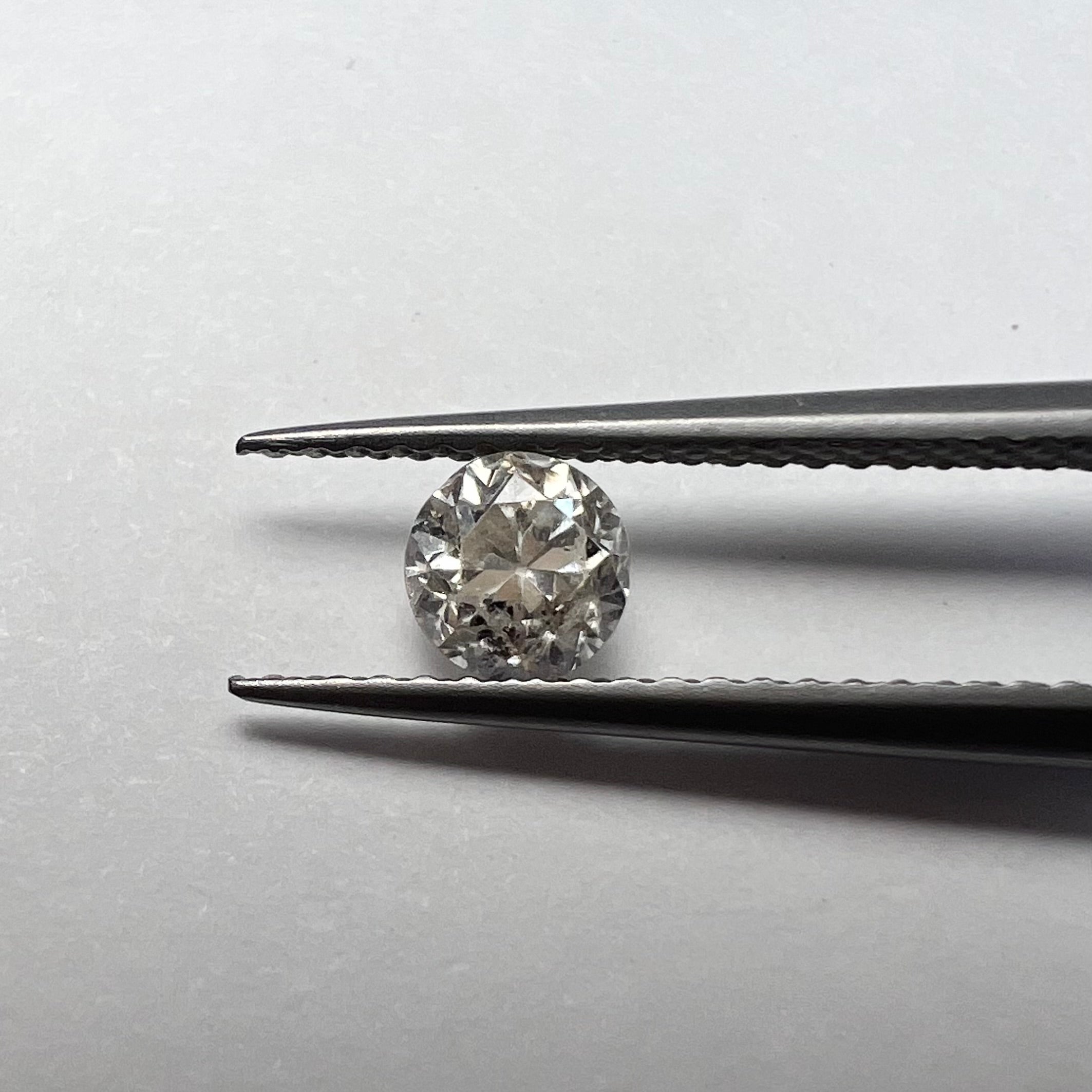 .46CT Old Mine Cut Diamond I I1 4.60x3.28mm Natural Earth mined