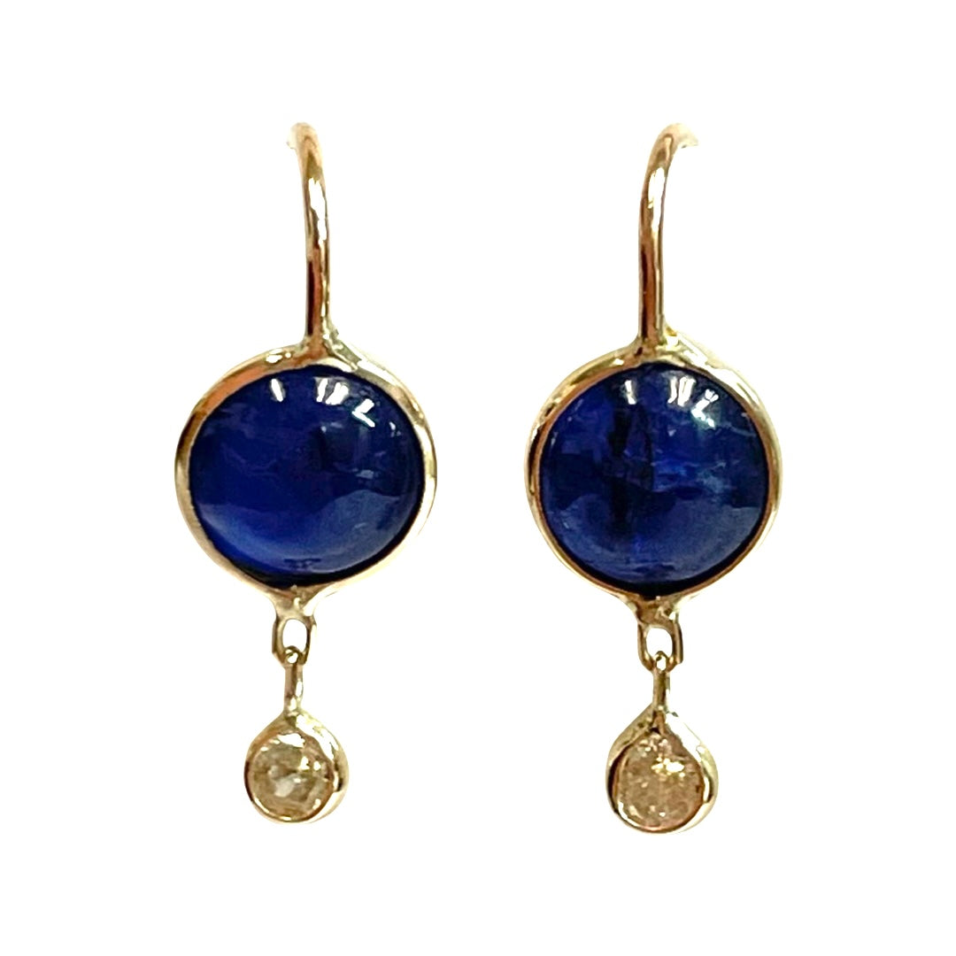 Sapphire Diamond Earrings