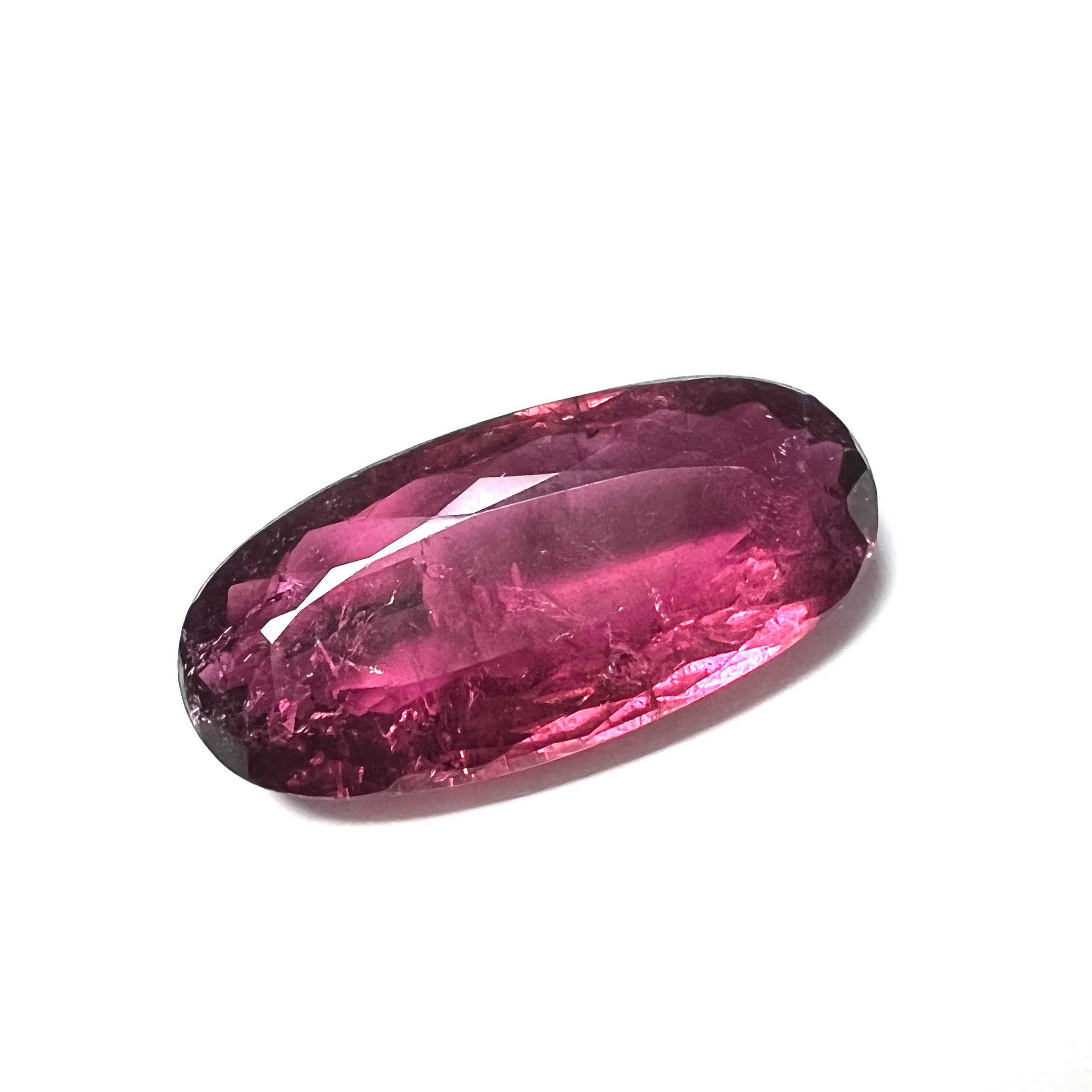 7.5CTW Natural Oval Cut Tourmaline 20x9x5mm Earth mined Gemstone