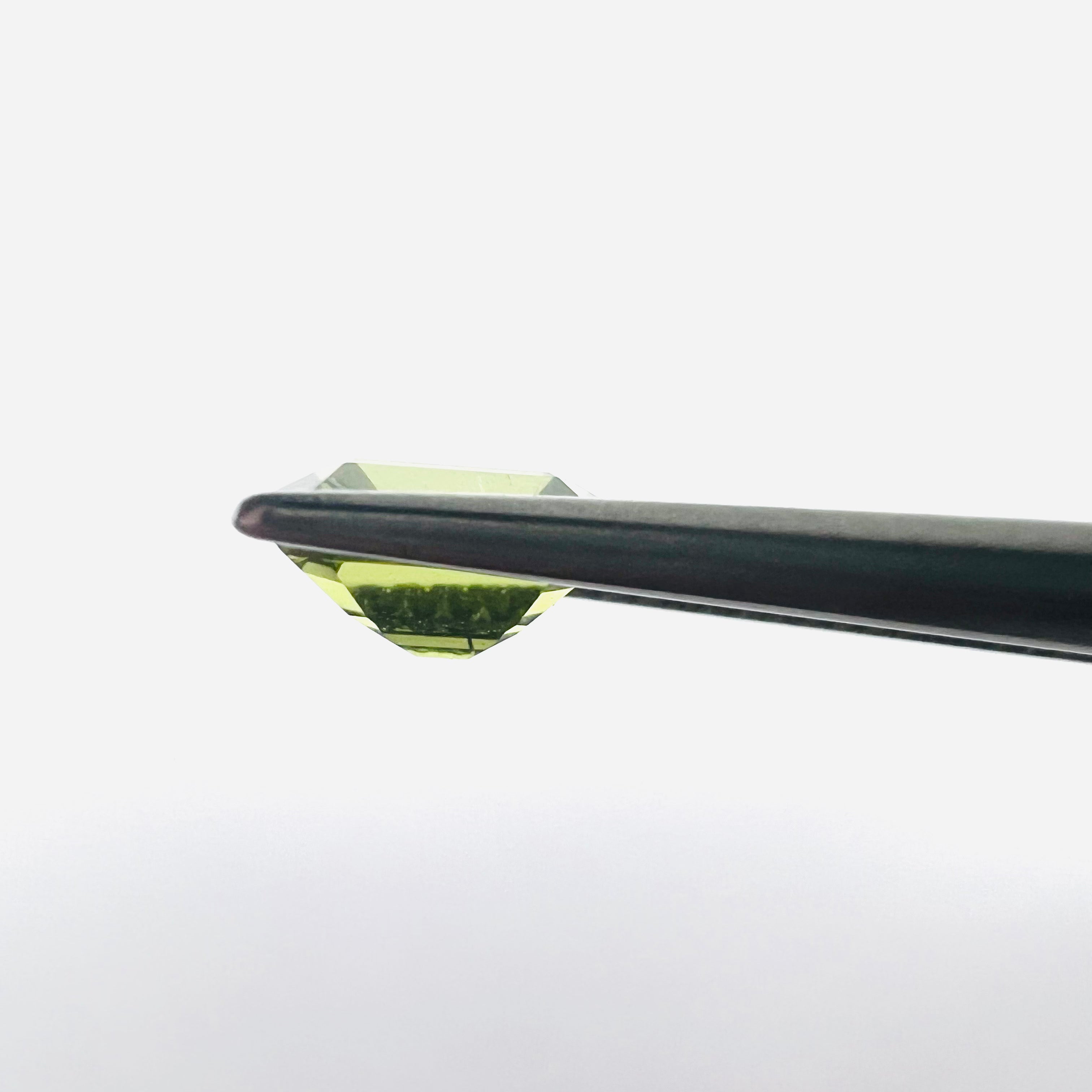 1.43CTW Loose Natural Emerald Cut Peridot 7.25x6.17x3.77mm Earth mined Gemstone