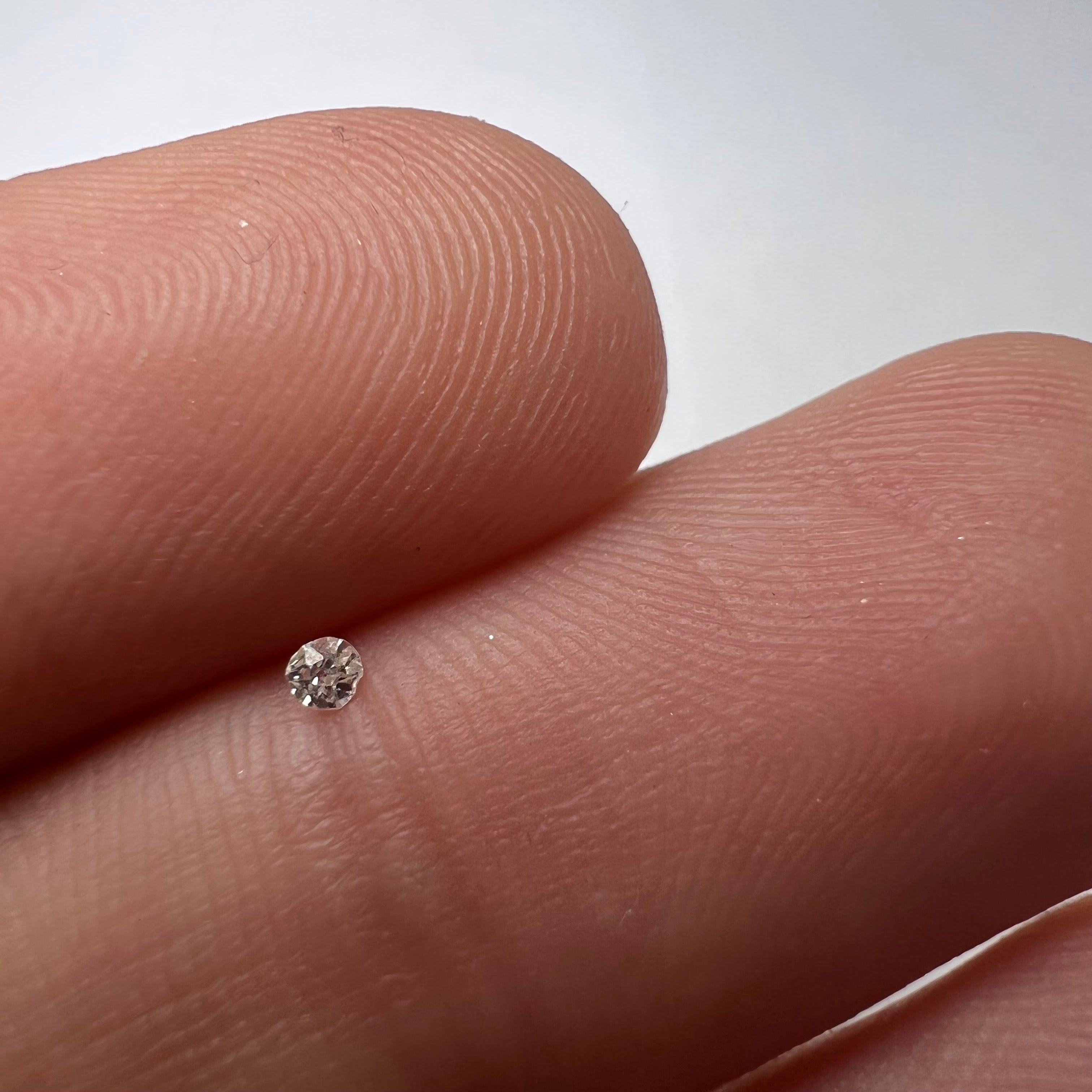 .02CT Old Mine Cut Diamond F SI1 1.70x1.13mm Natural Earth mined