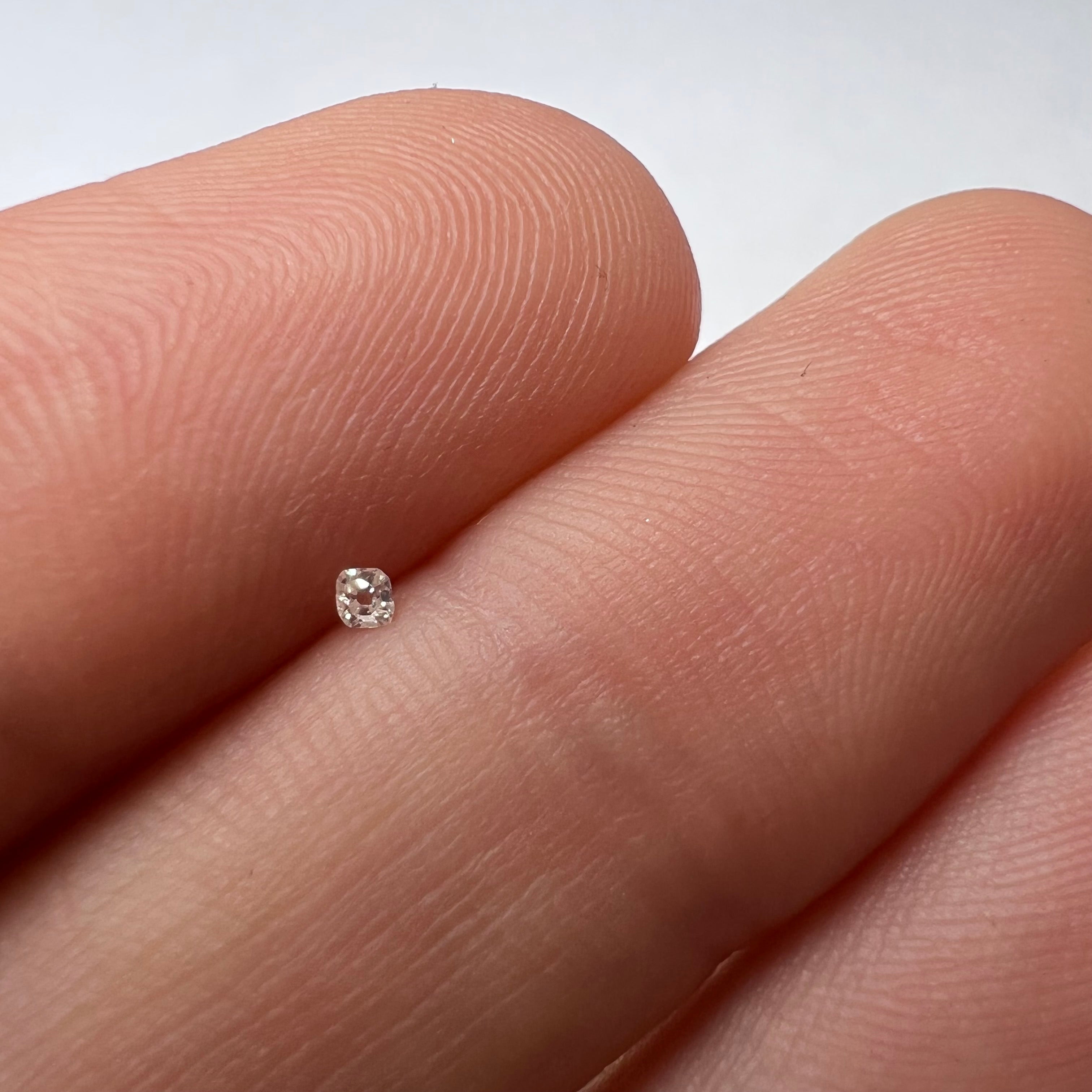 .02CT Old Mine Cut Diamond J I2 1.63x1.03mm Natural Earth mined