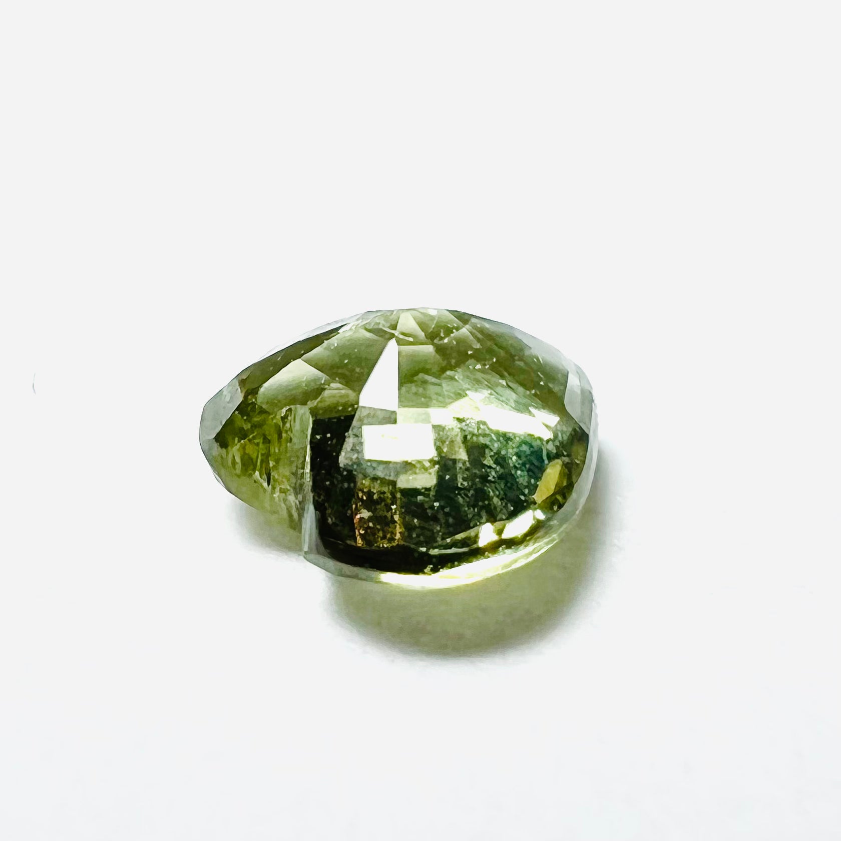 .42CT Loose Green Heart Emerald Sapphire 4.5x3x2mm Earth mined Gemstone
