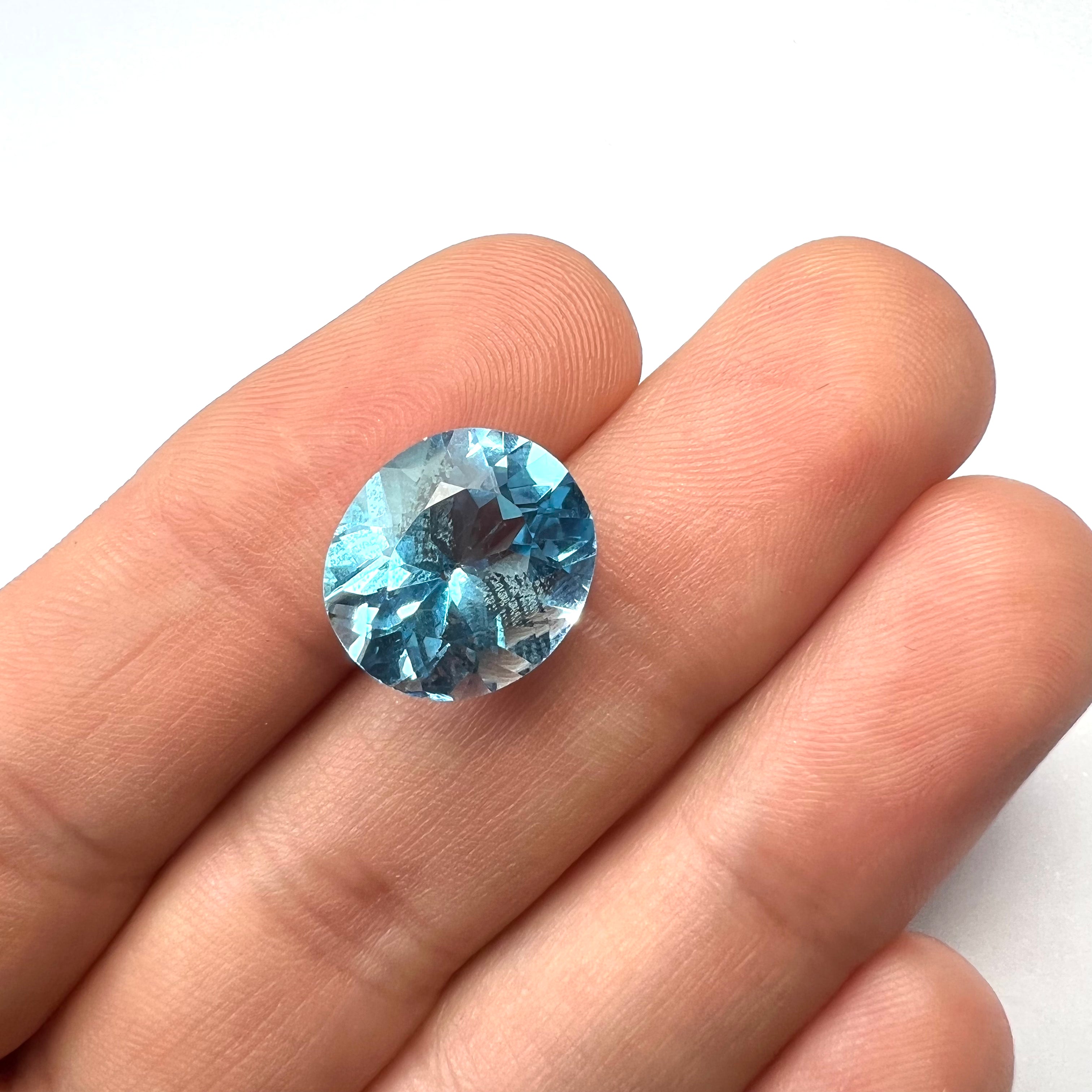 8.3CTW Loose Natural Cushion Cut Topaz 14x12.5x8mm Earth mined Gemstone