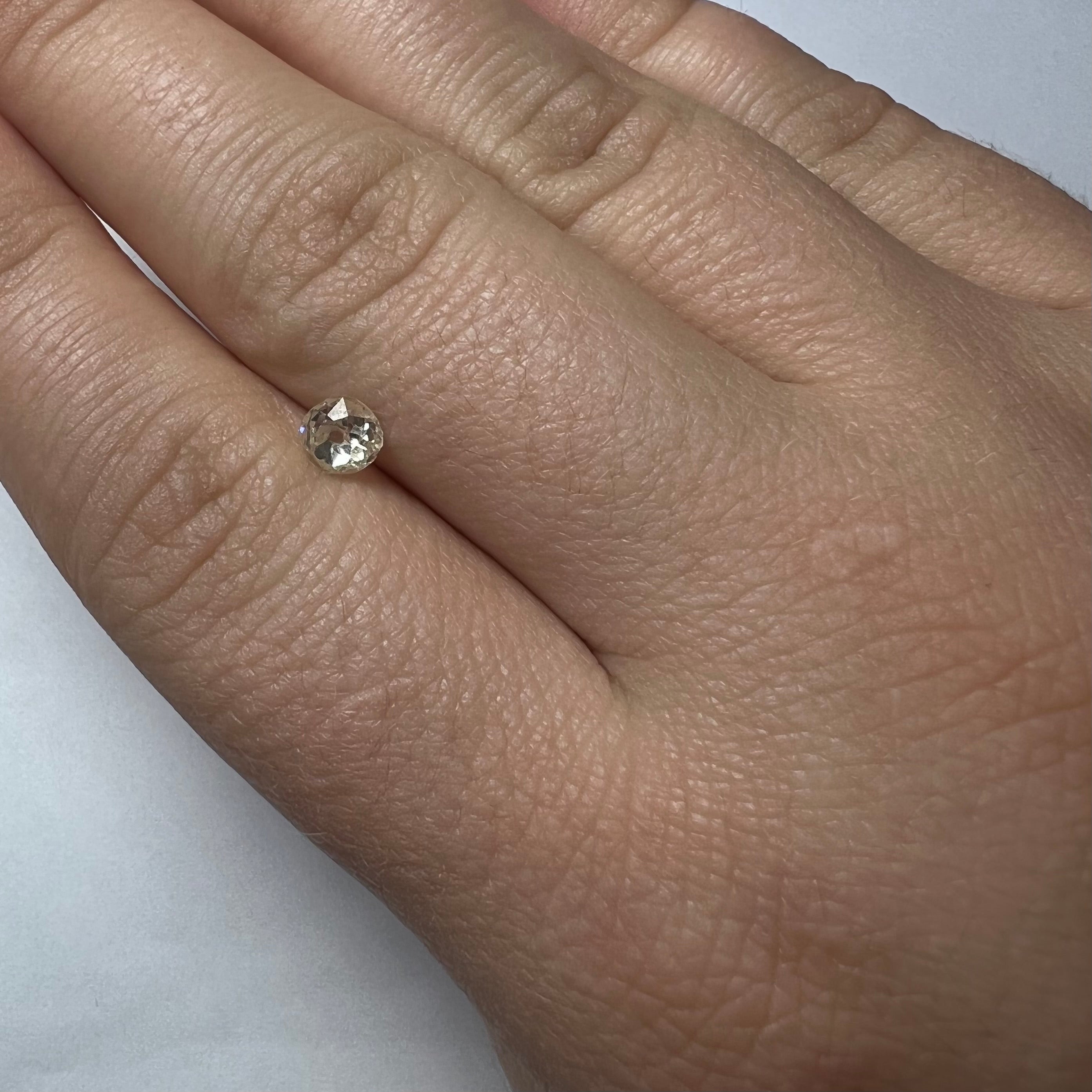 .68CT Old Mine Cut Diamond O I2 5.11x4.86x3.26mm Natural Earth mined
