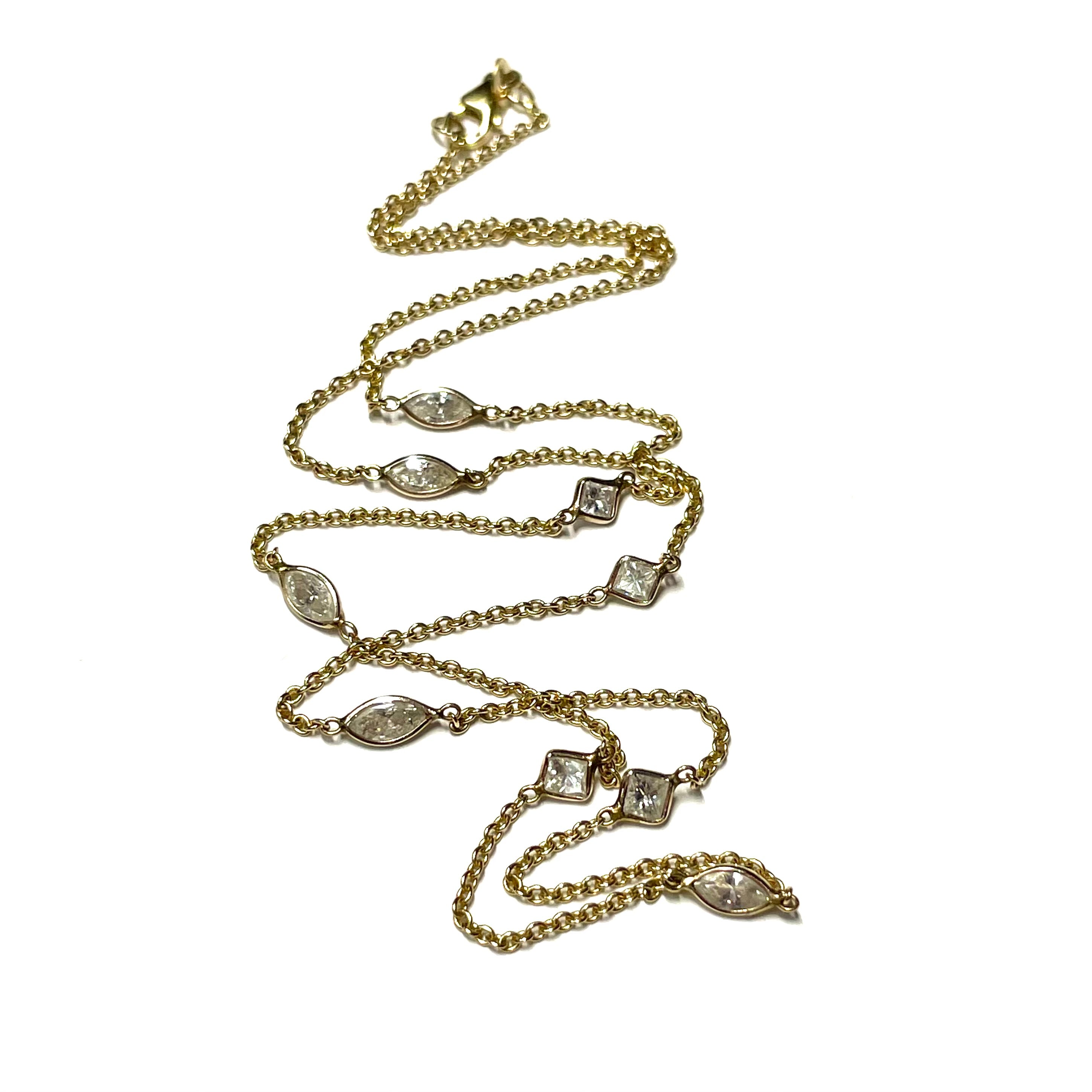 Diamonds By The Yard 14K Yellow Gold Necklace