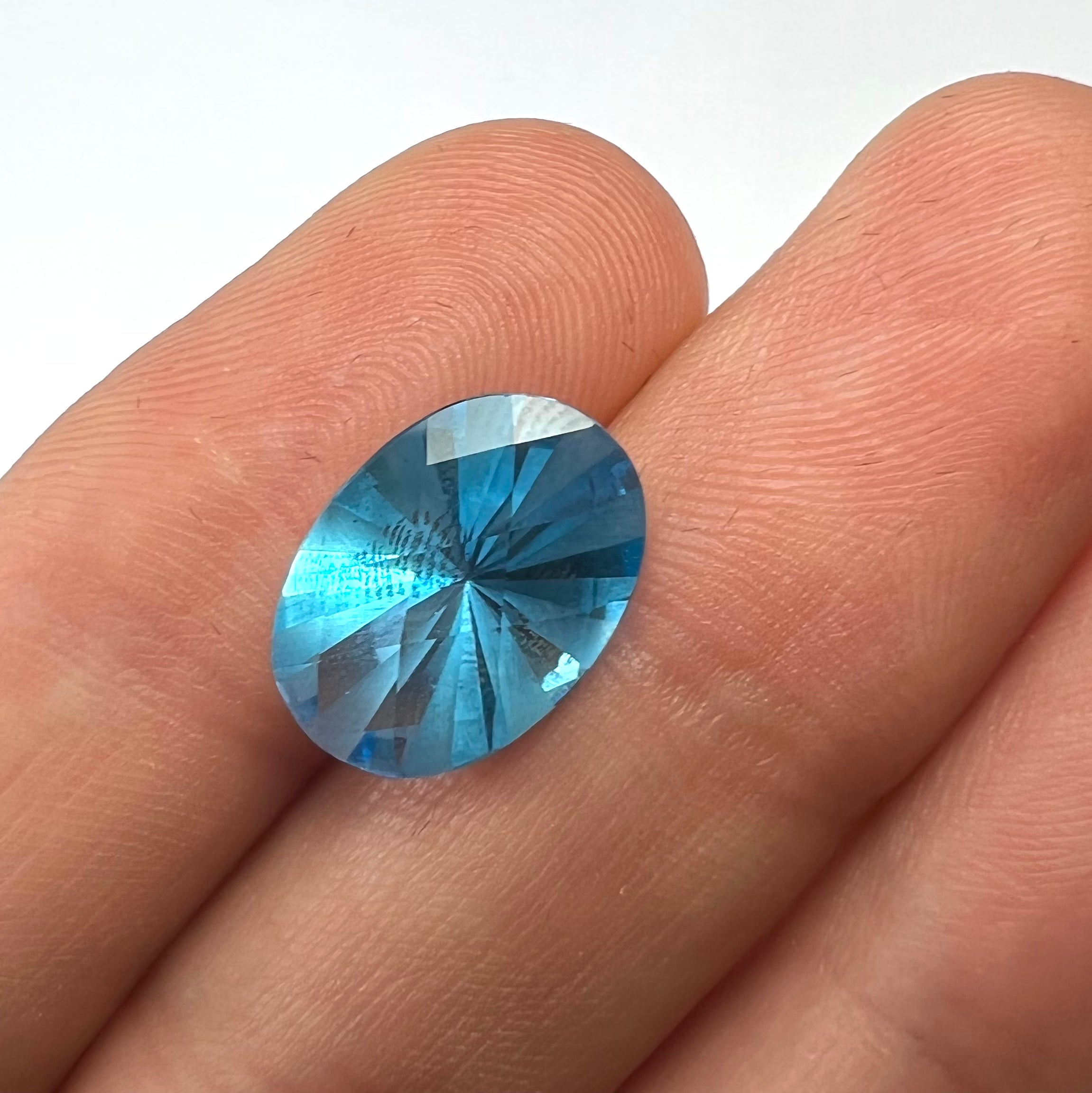 5.66CTW Loose Natural Oval Cut Topaz 10.1x14.9x6.9mm Earth mined Gemstone