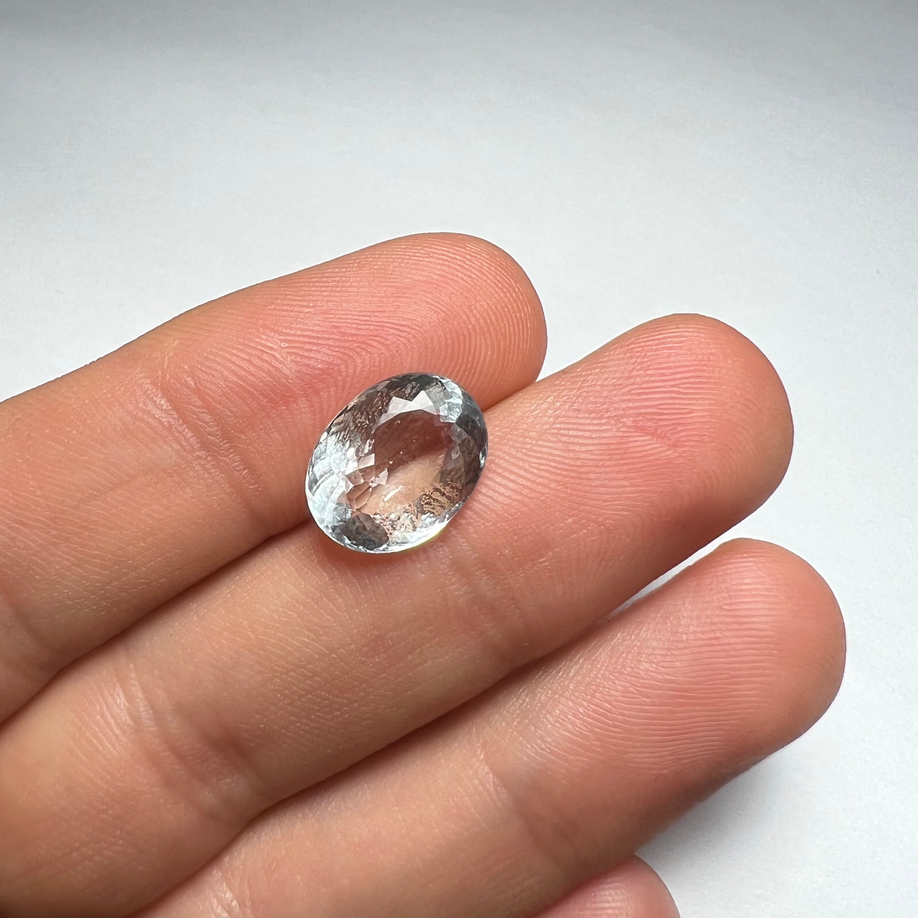 4.5CTW Loose Natural Aquamarine 12x9x5mm Earth mined Gemstone