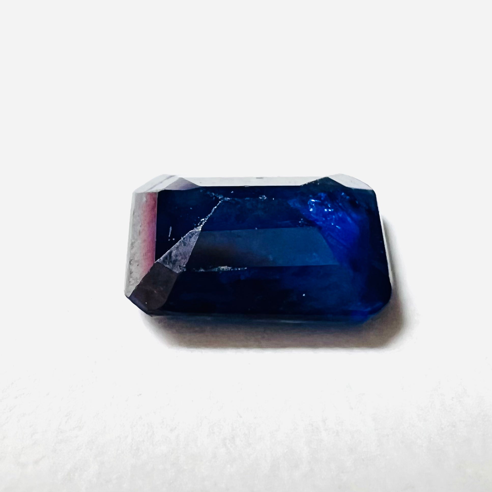 .90CTW Loose Blue Emerald Cut Sapphire 7x5x2mm Earth mined Gemstone