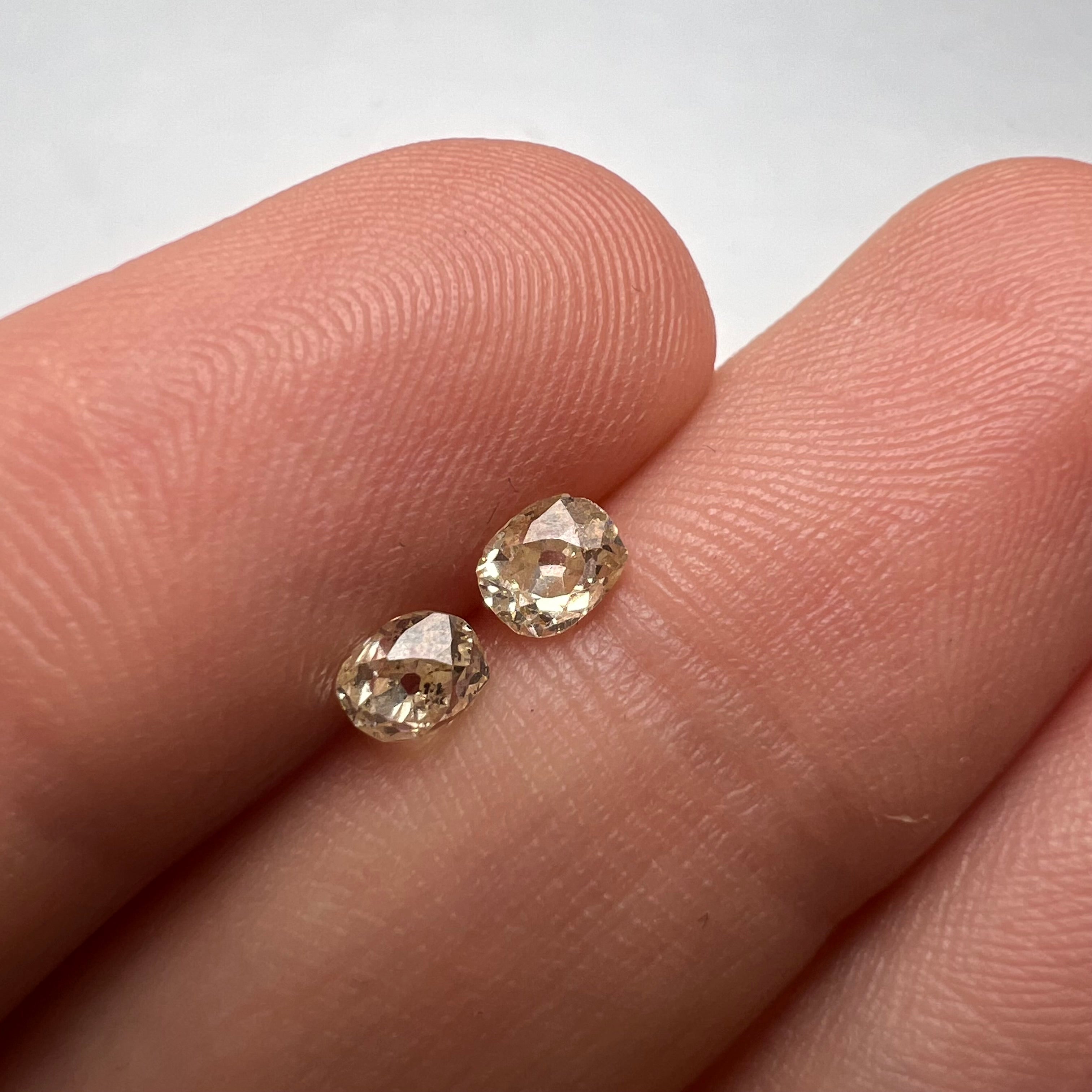 .62ctw Old Mine Cut Diamond L I1 4.25mm Natural Earth mined