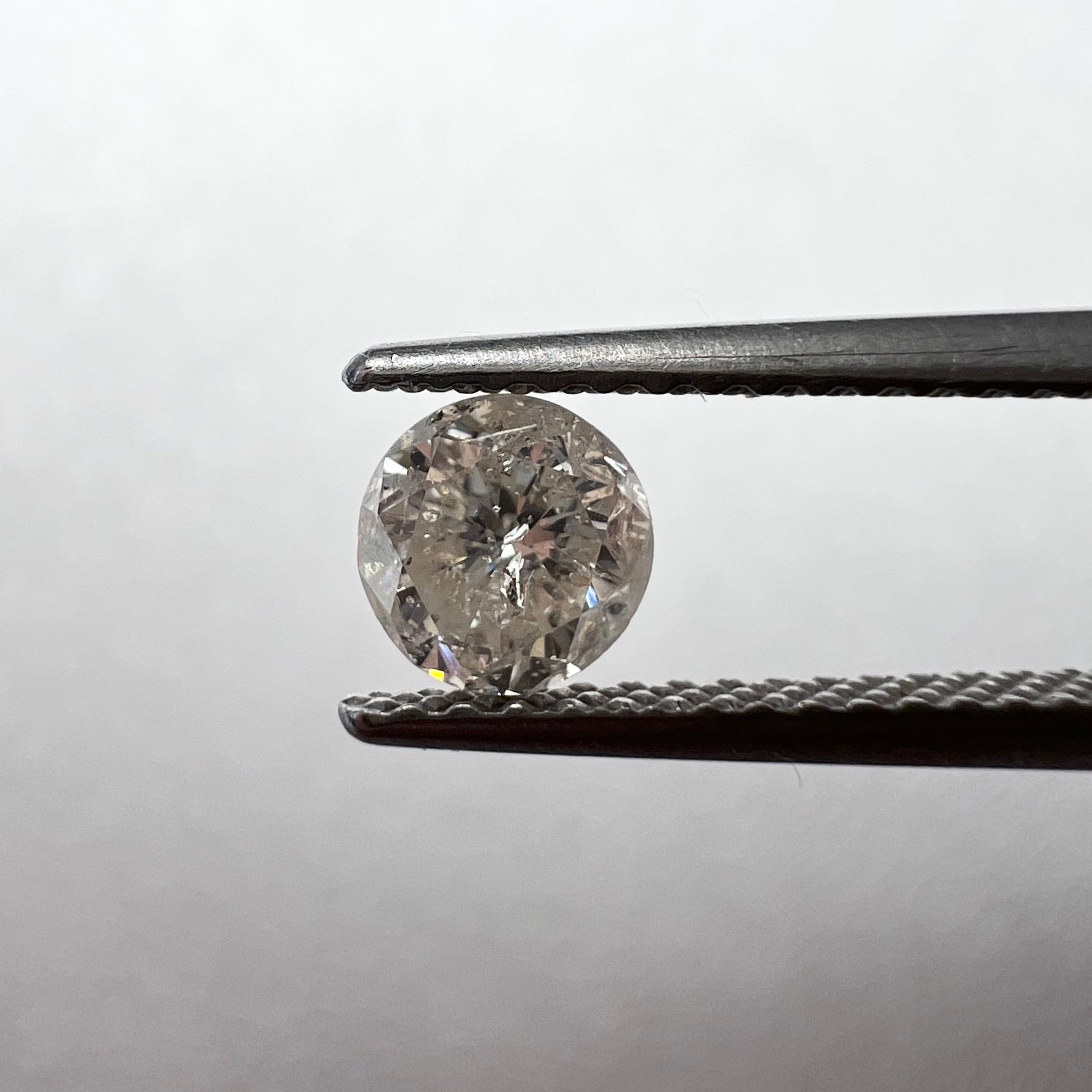 .52CT Brilliant Round Diamond I I1 4.78x3.21mm Natural Earth mined