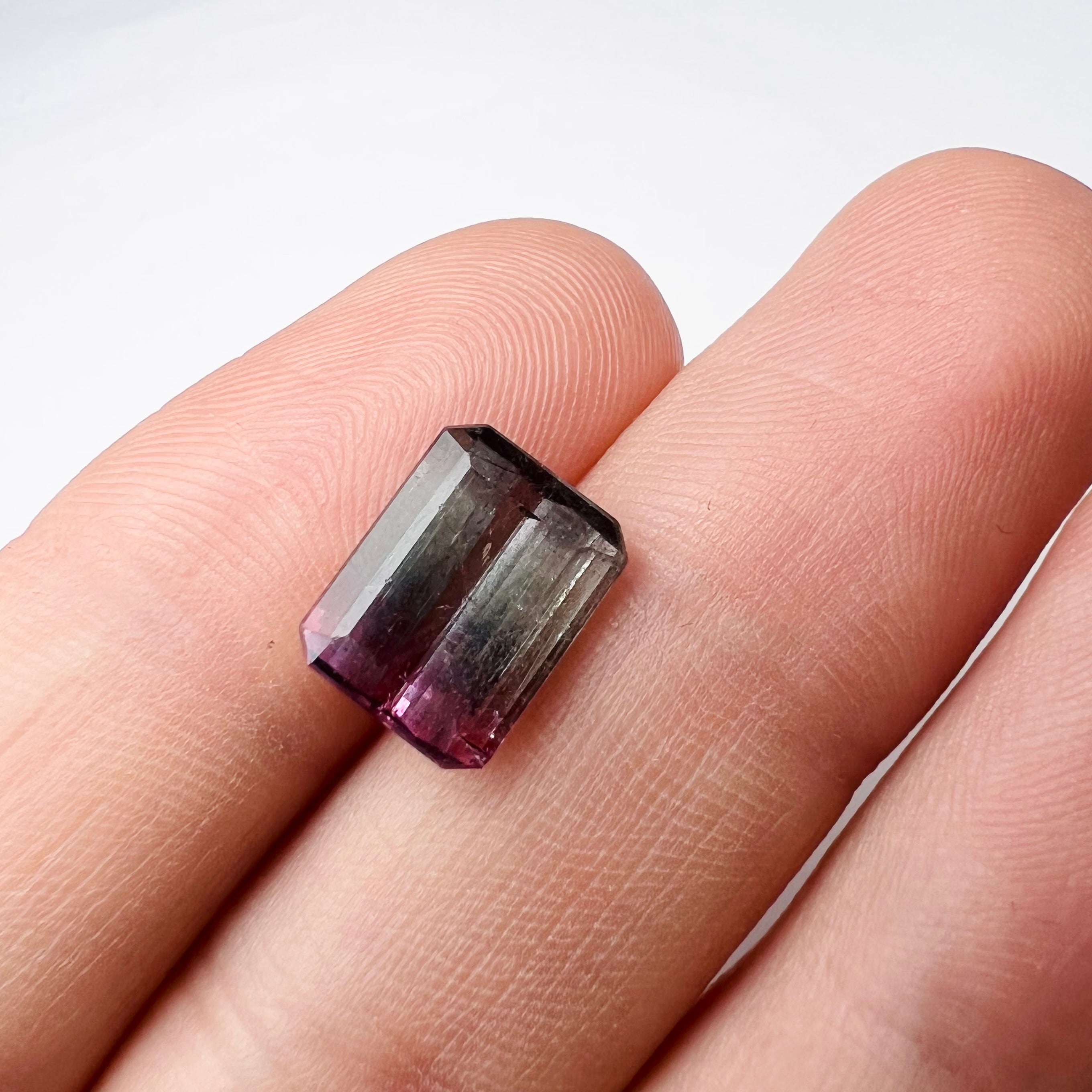 4.61CTW Natural Emerald Cut Tourmaline 10.88x8.39mm Earth mined Gemstone