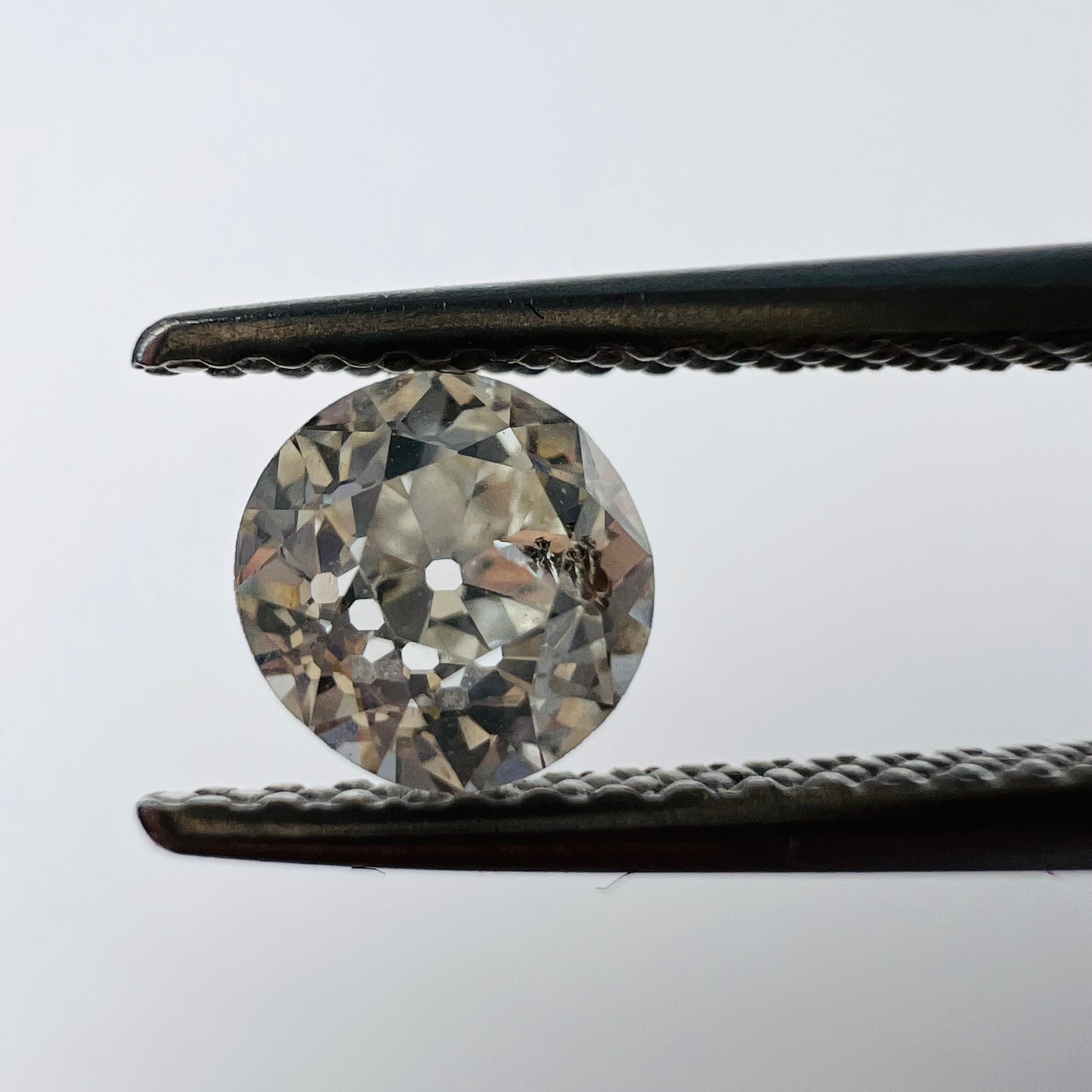 .58CT Old Mine Cut Diamond J I1 5.05x4.93x3.5mm Natural Earth mined