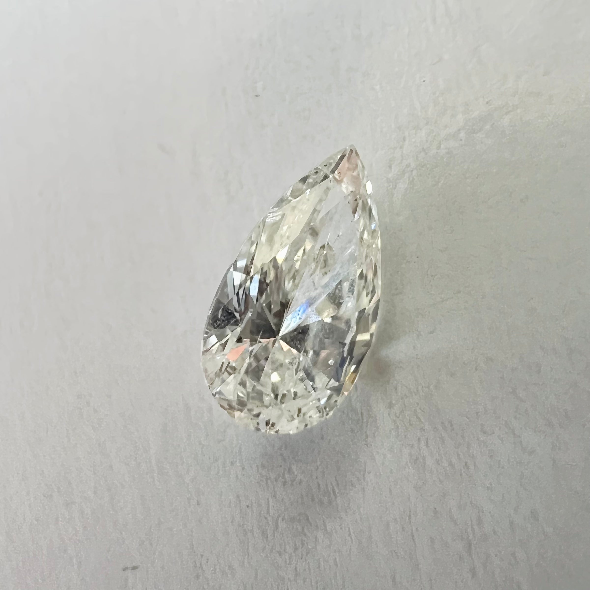 .31CT Pear Brilliant Diamond J I1 5.96x3.44x2.03mm Natural Earth mined