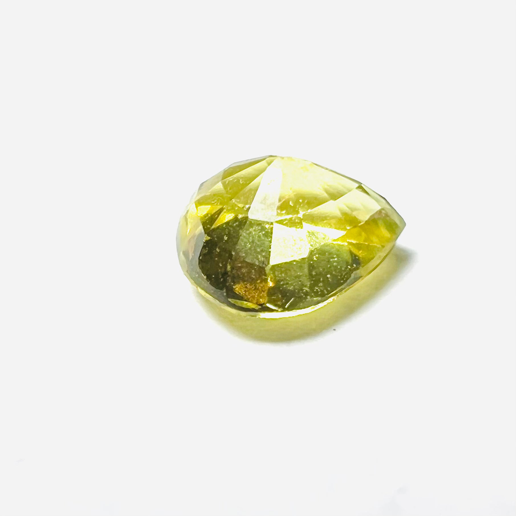 .50CT Loose Pear Yellow Sapphire 6.01x5.03x3.01mm Earth mined Gemstone