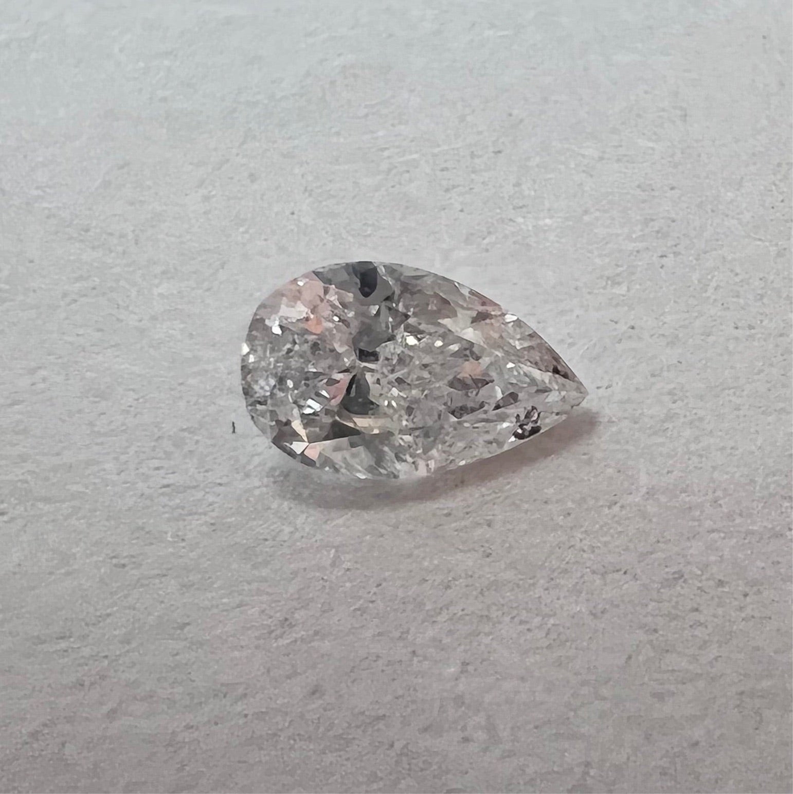 .15CT Pear Diamond G I1 4.81x2.99x1.66mm Natural Earth mined
