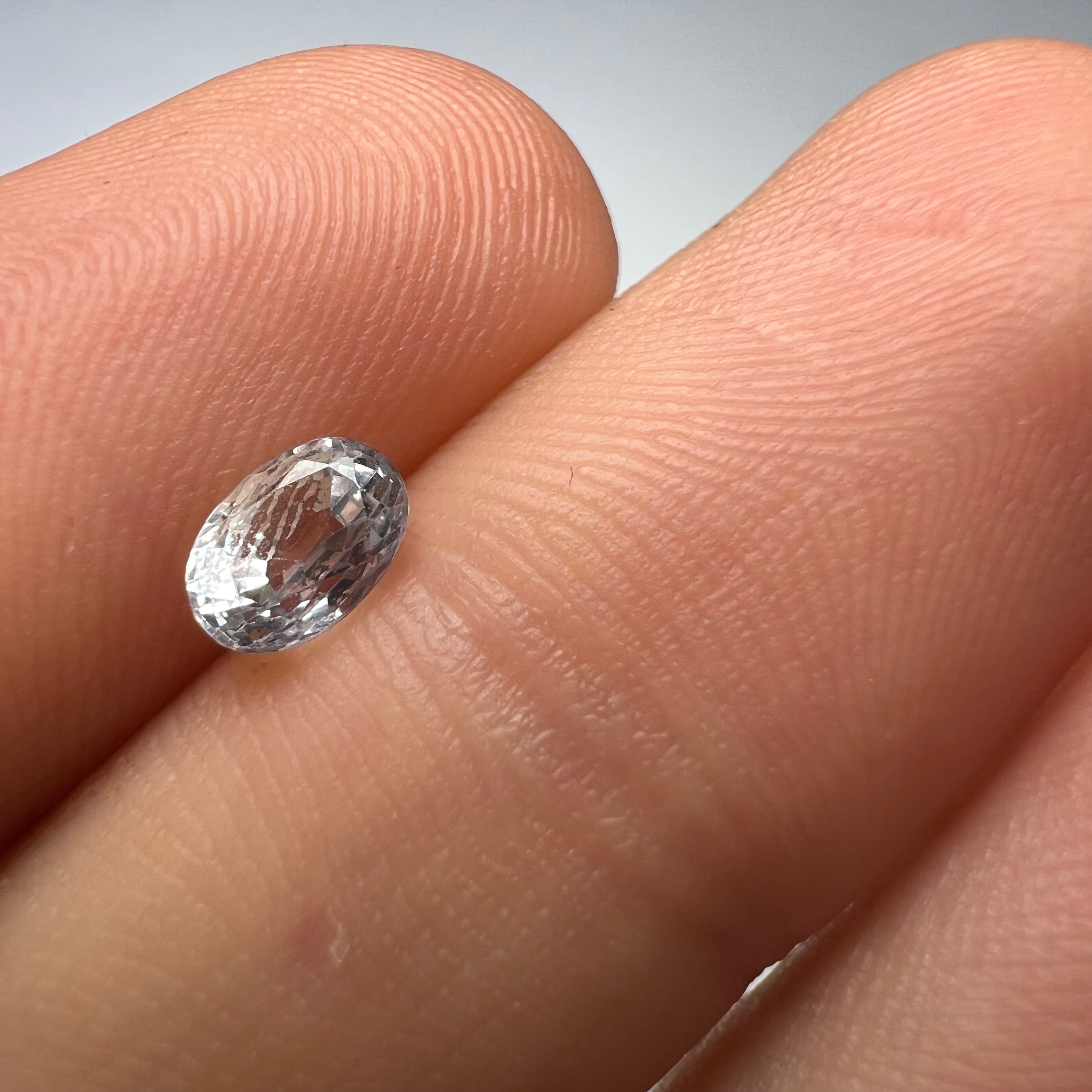 .79CT Loose Purple Sapphire 6x4x4.1mm Earth mined Gemstone
