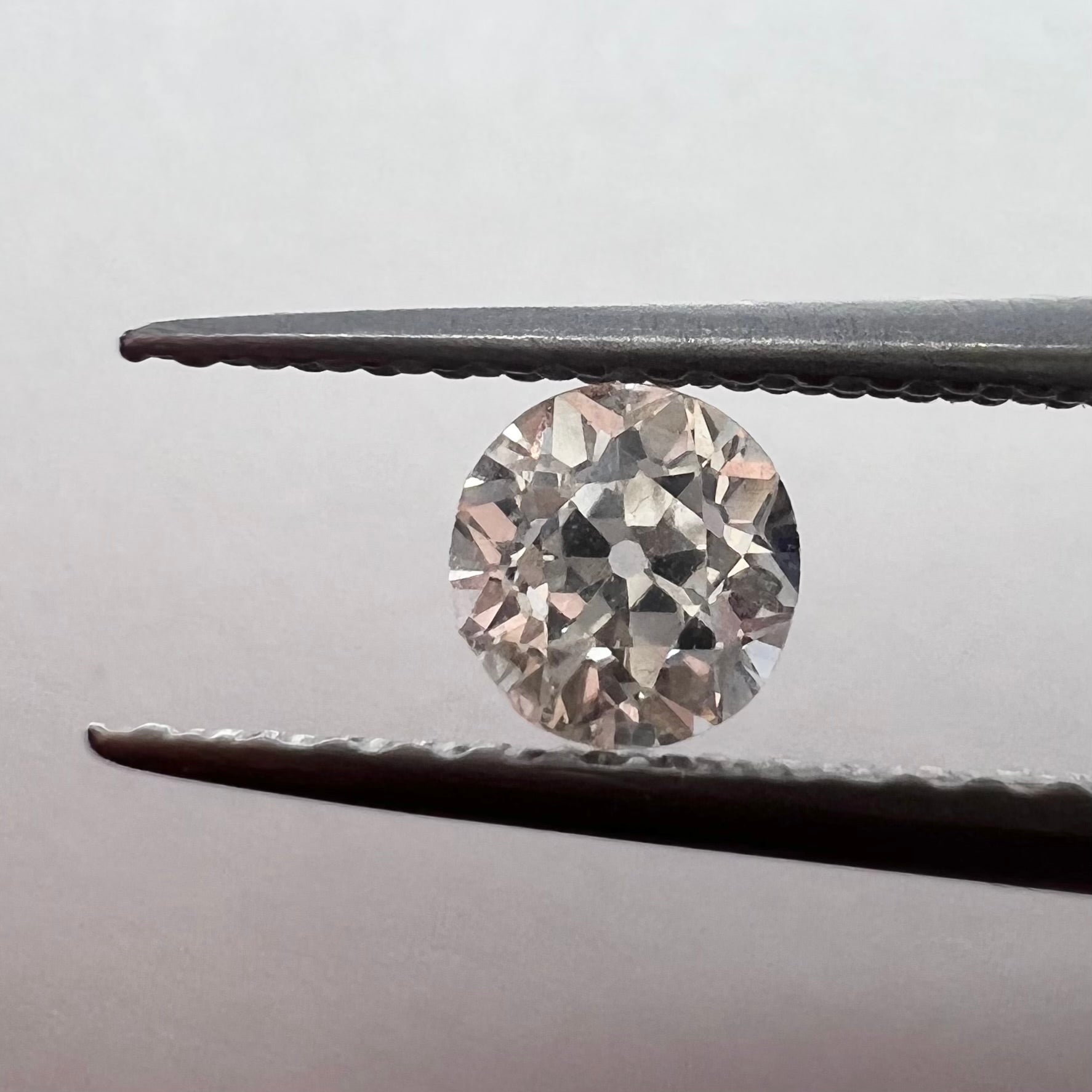 .32CT Old Mine Cut Diamond H VS2 4.23x2.76mm Natural Earth mined