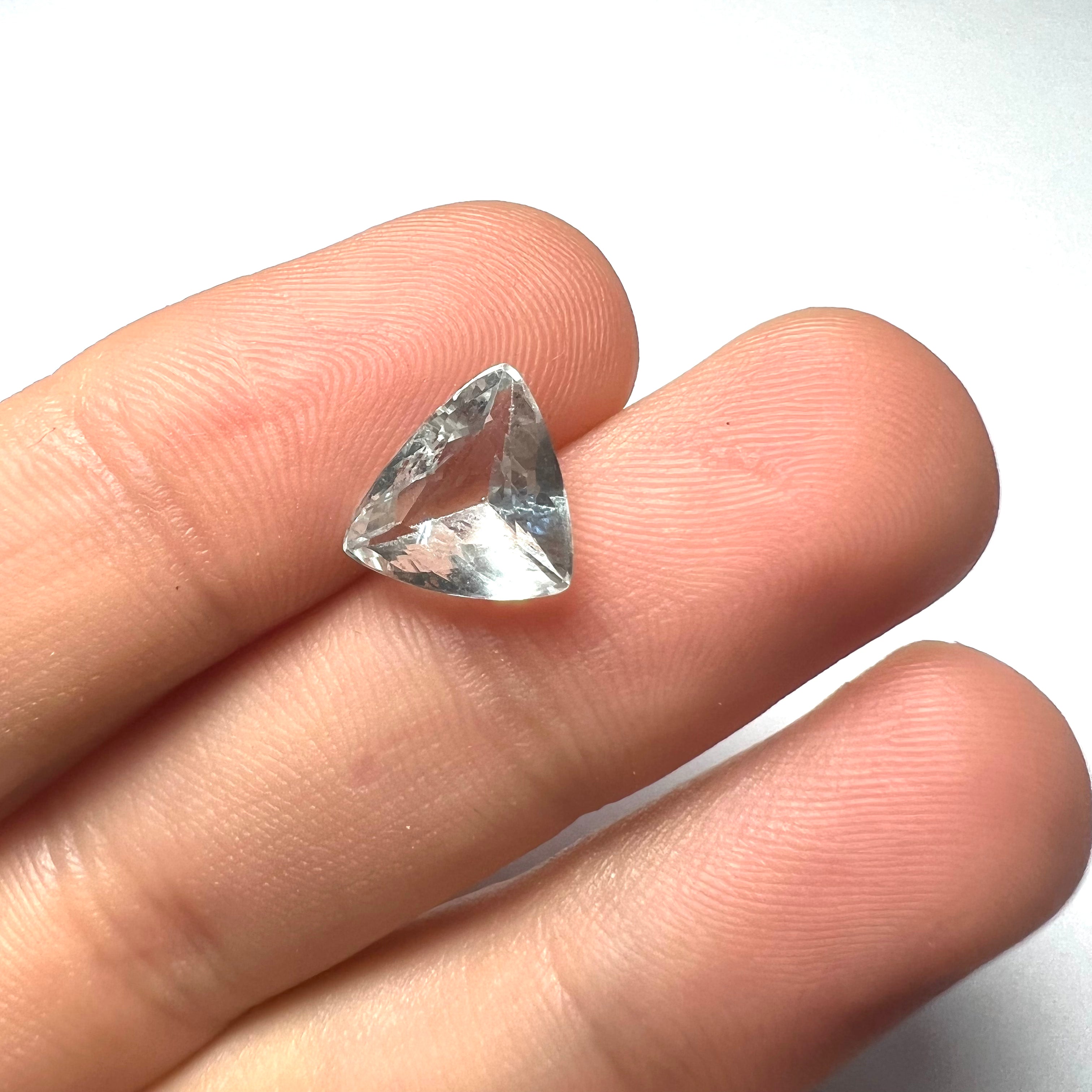 6.74CTW Loose Natural Aquamarine 10x10x5mm Earth mined Gemstone