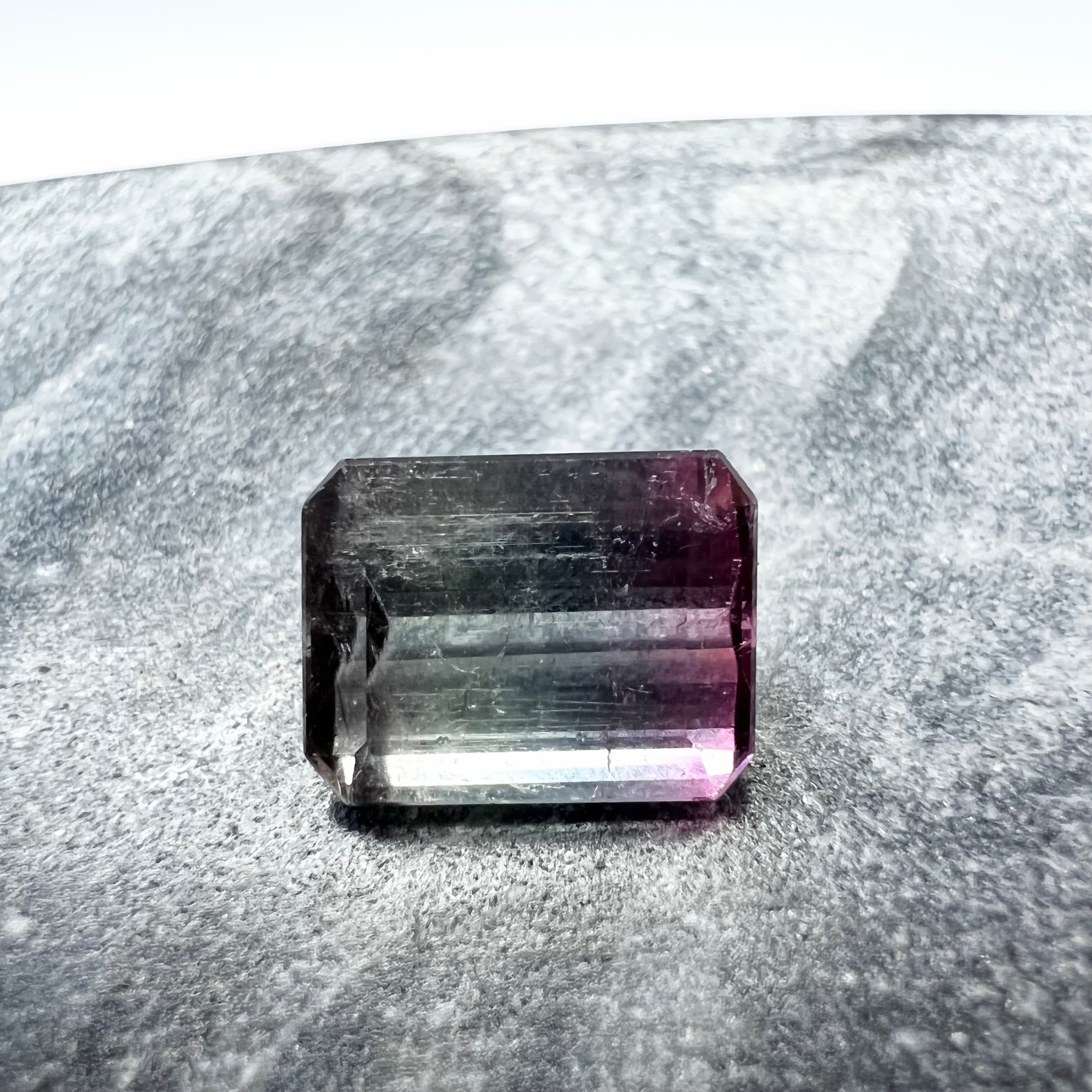 4.61CTW Natural Emerald Cut Tourmaline 10.88x8.39mm Earth mined Gemstone