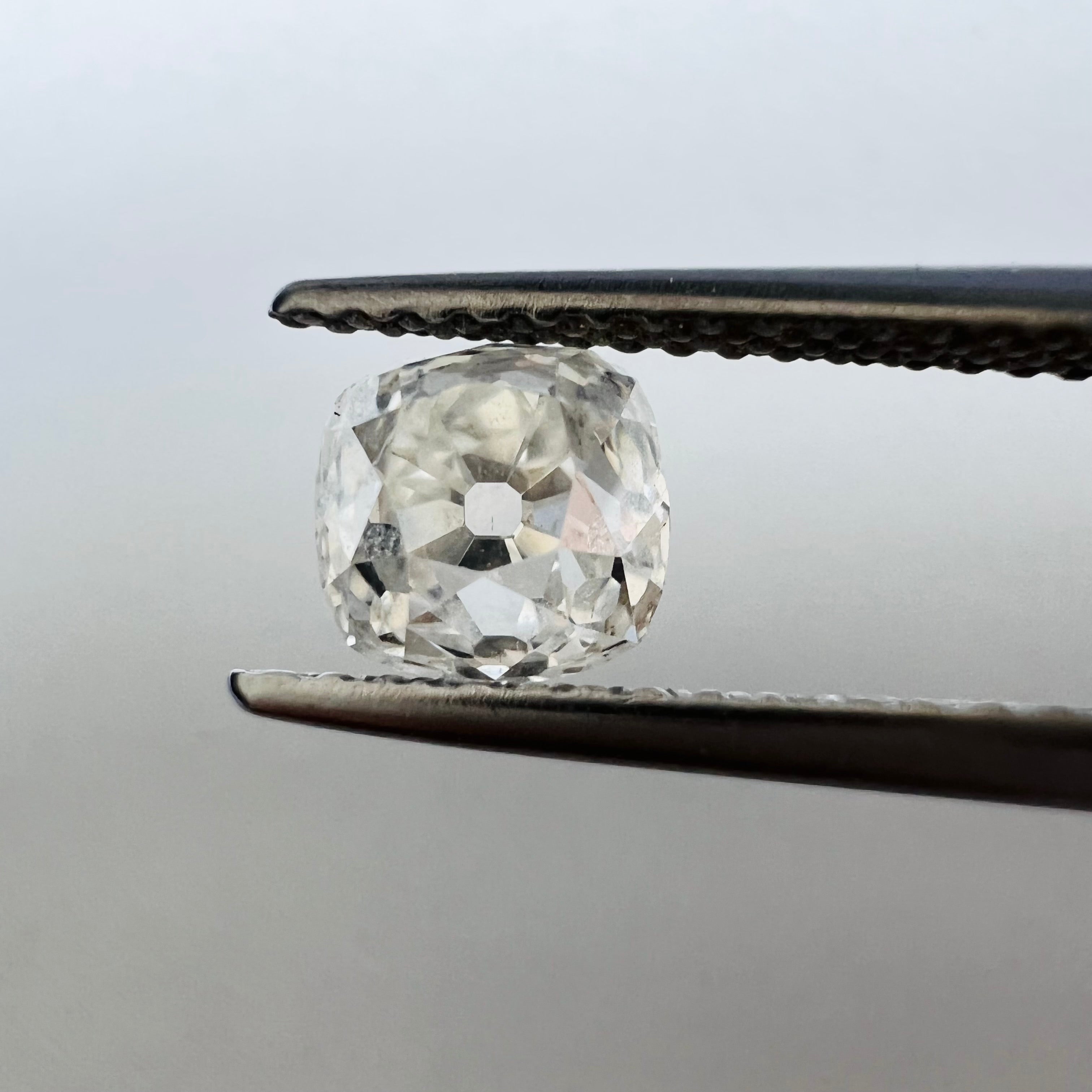 1.08CT Old Mine Brilliant Cut Diamond I SI2 5.60x5.56x4.60mm Natural Earth mined