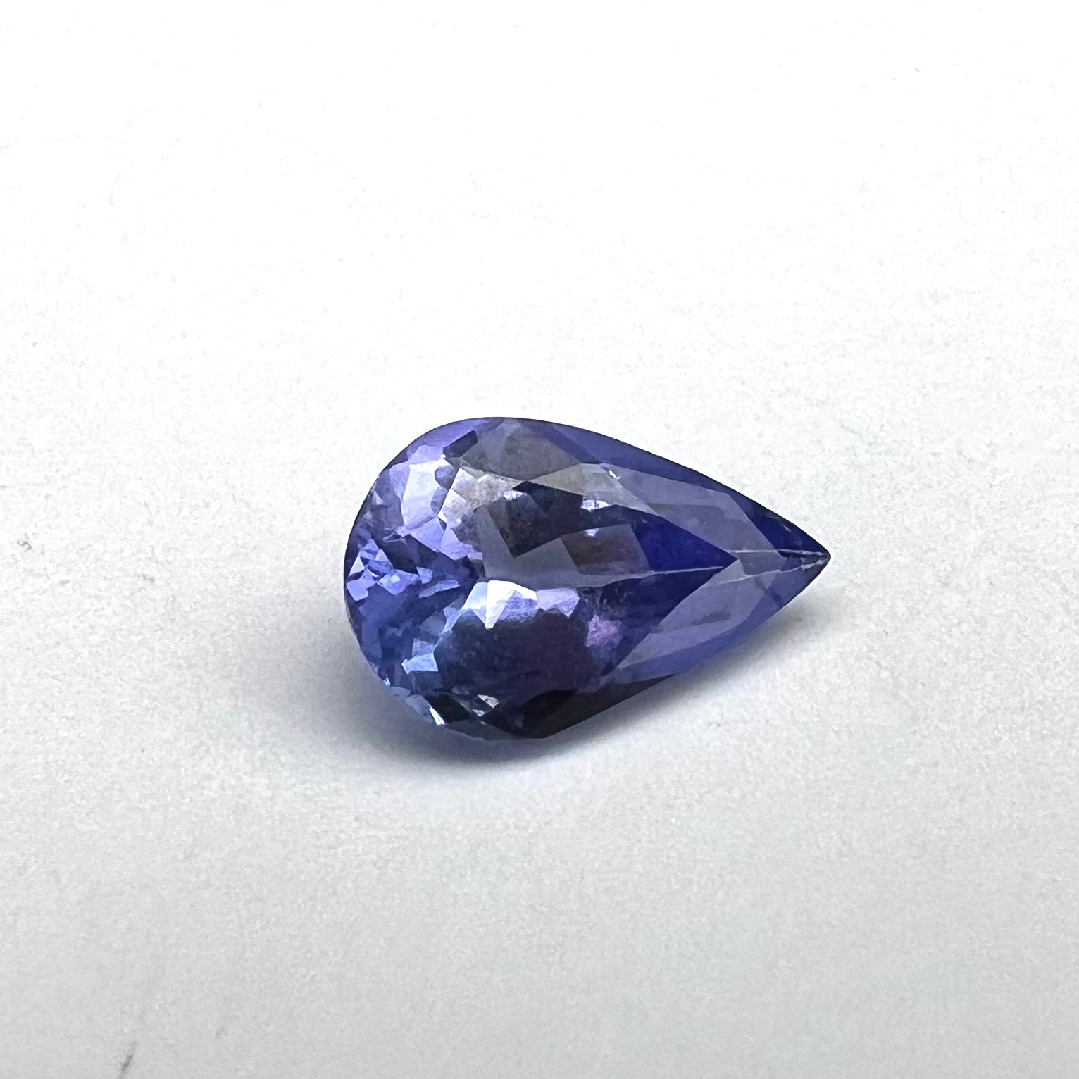 1.12CTW Loose Natural Pear Cut Tanzanite 8.91x5.84x3.61mm Earth mined Gemstone