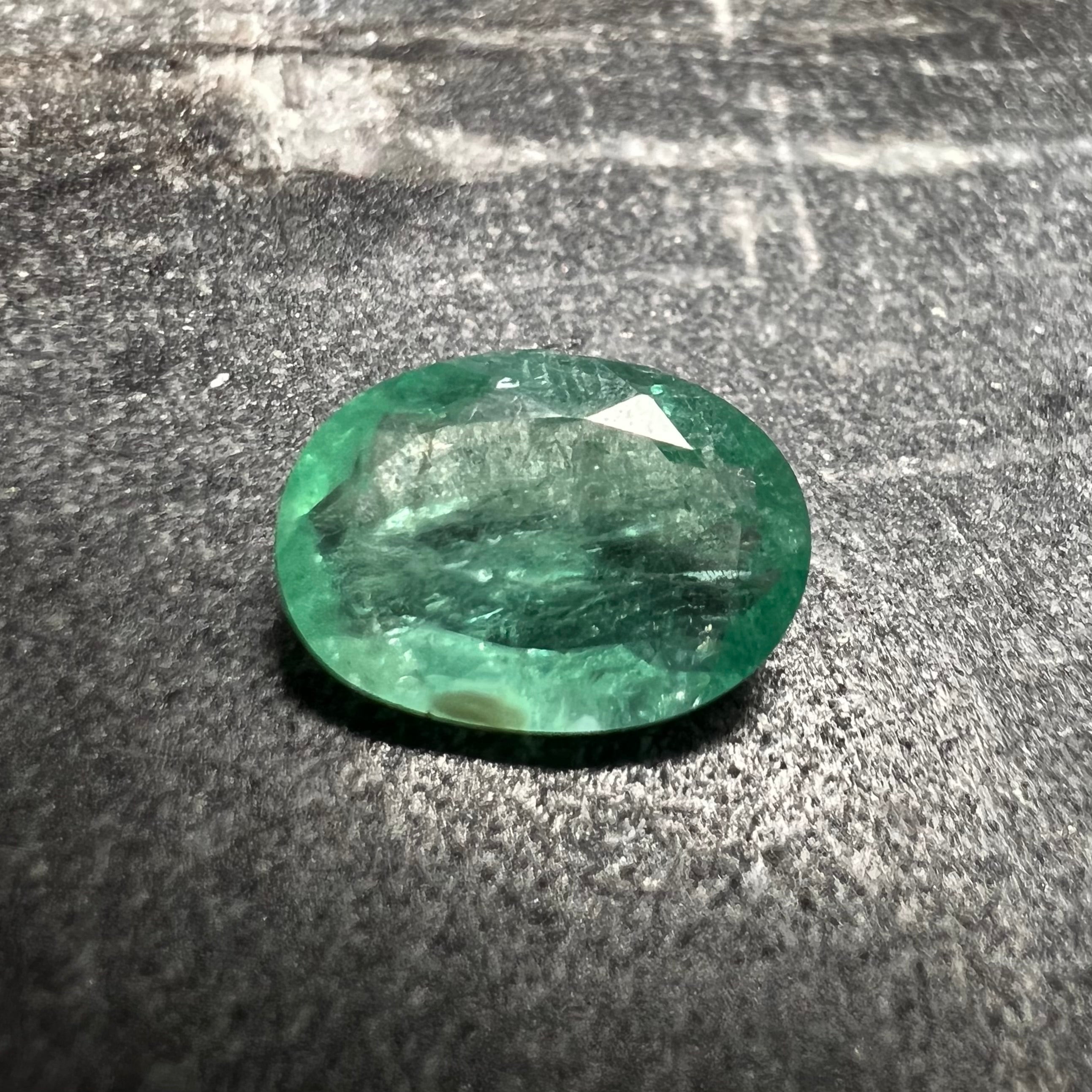 2.59CT Natural Colombian Emerald Loose Oval Cut 12x8mm