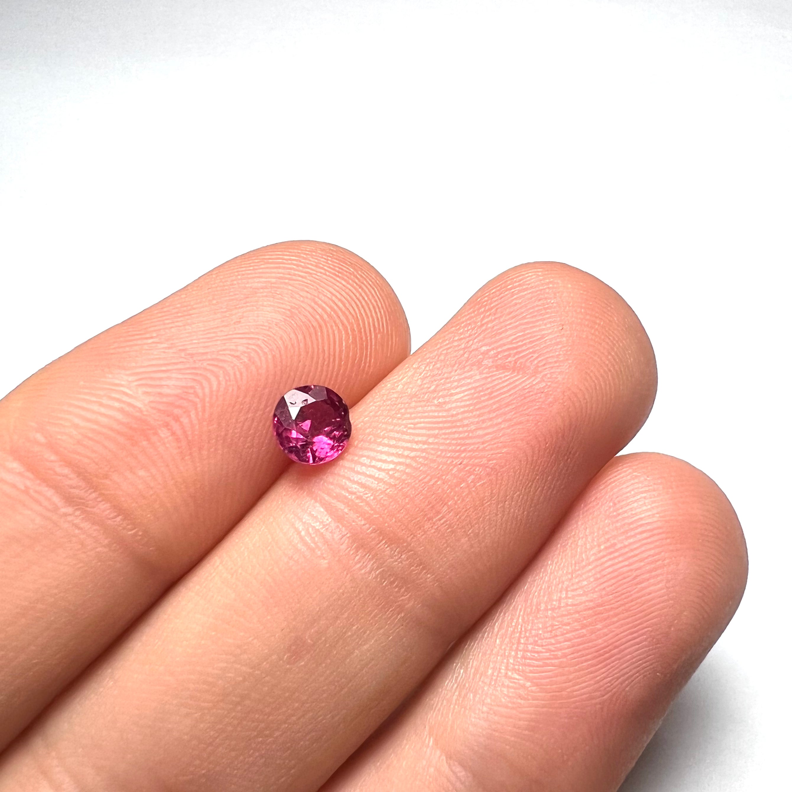 .65CT Loose Natural Round Ruby 5x2.1mm Earth mined Gemstone