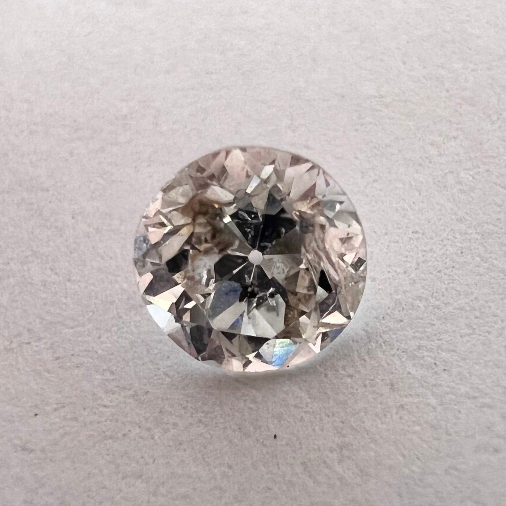 .41CT Old Mine Cut Diamond O VS2 4.51x3.00mm Natural Earth mined