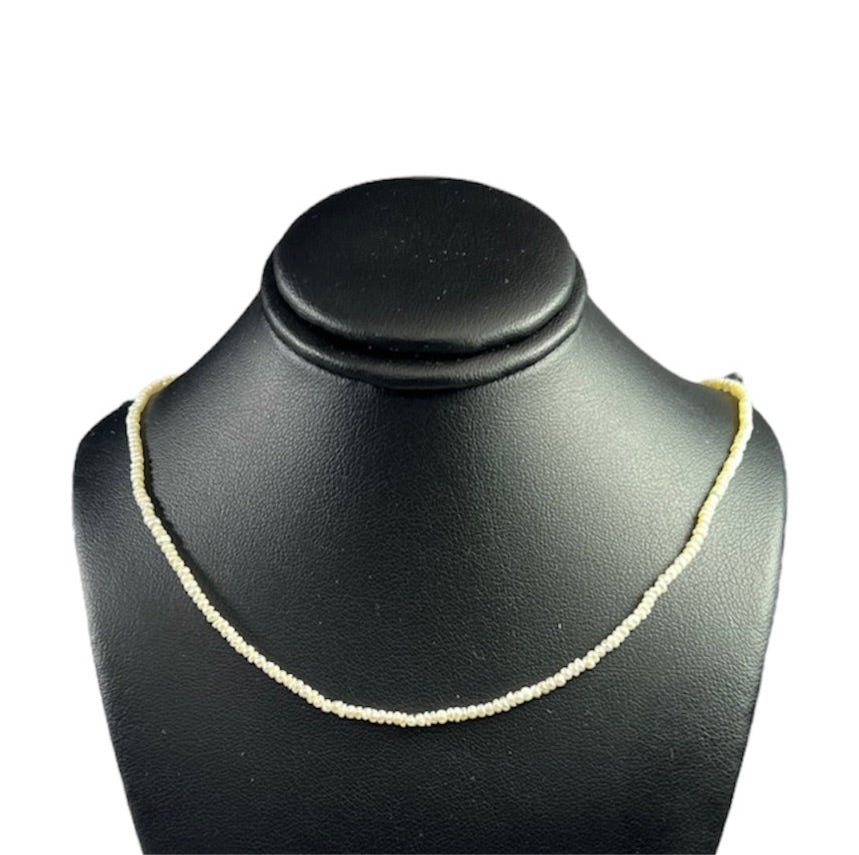 Seed Pearl 16" 14K Yellow Gold Necklace