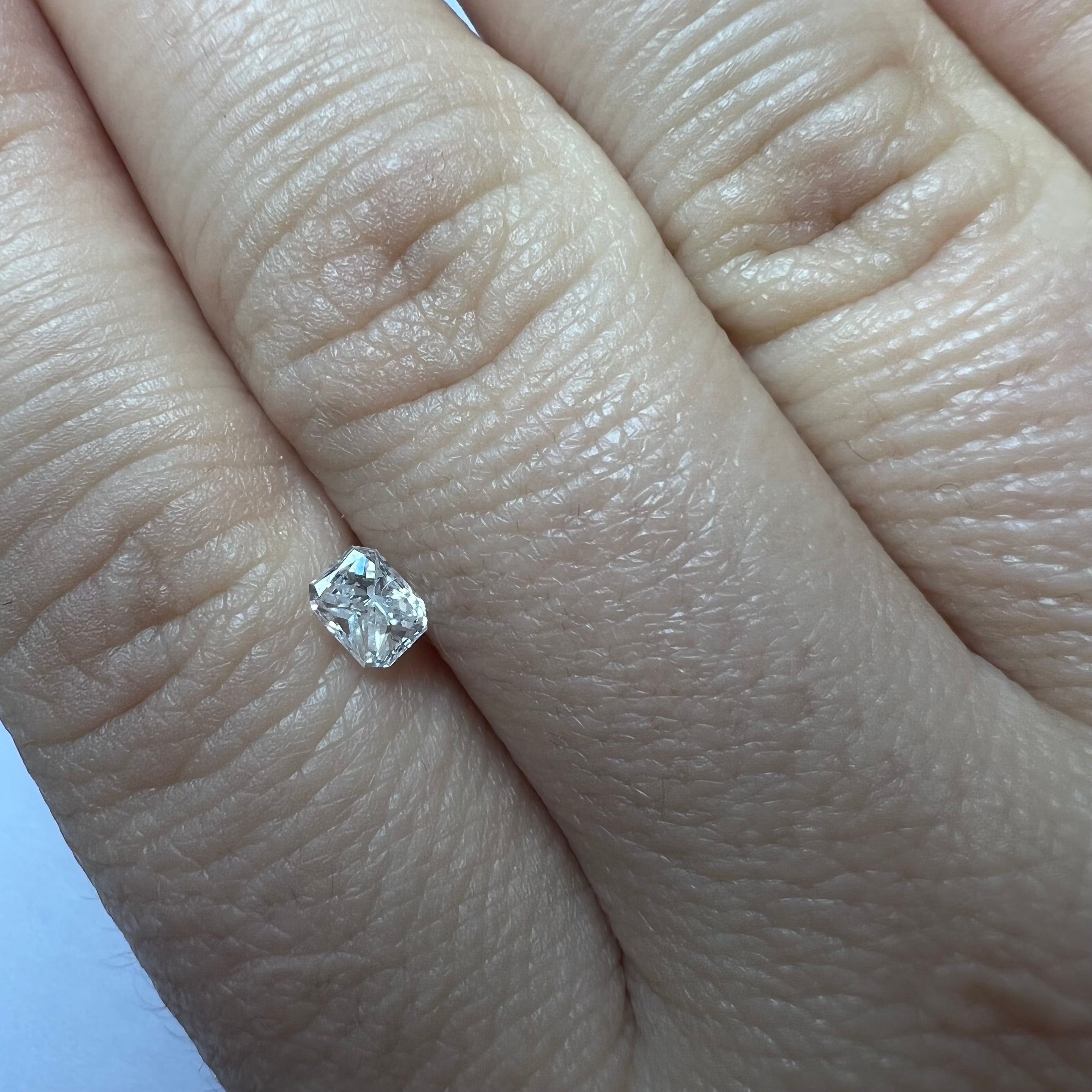 .50CT Radiant Diamond G SI2 4.78X3.75X3.16mm Natural Earth mined