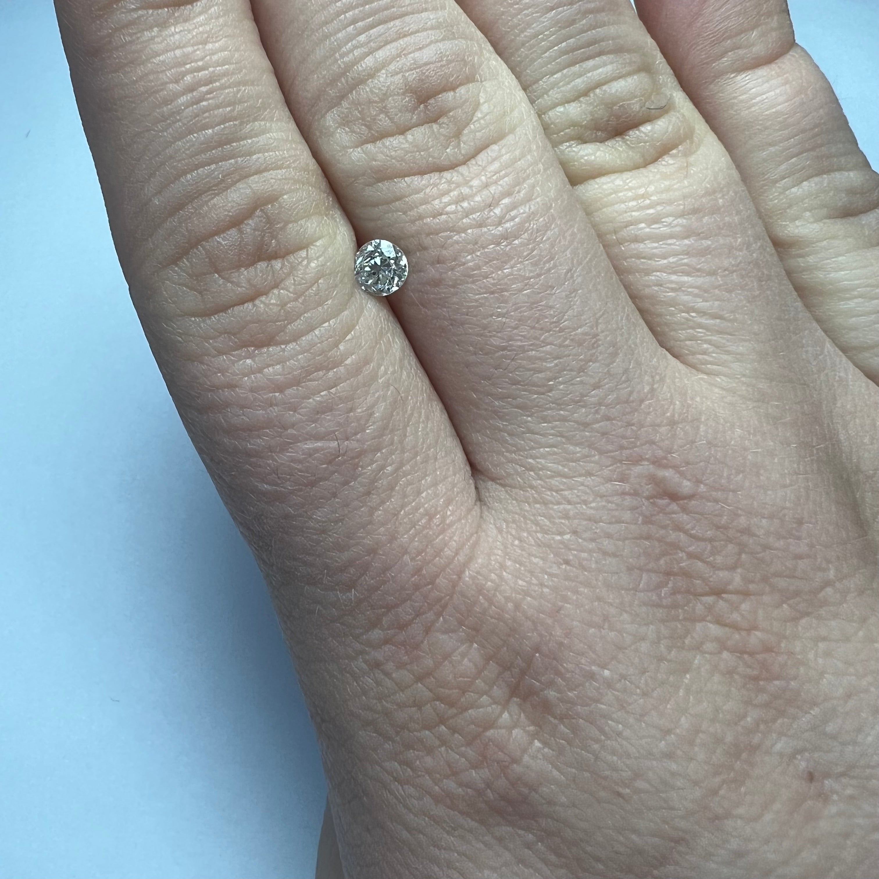 .46CT Old Mine Cut Diamond I I1 4.60x3.28mm Natural Earth mined