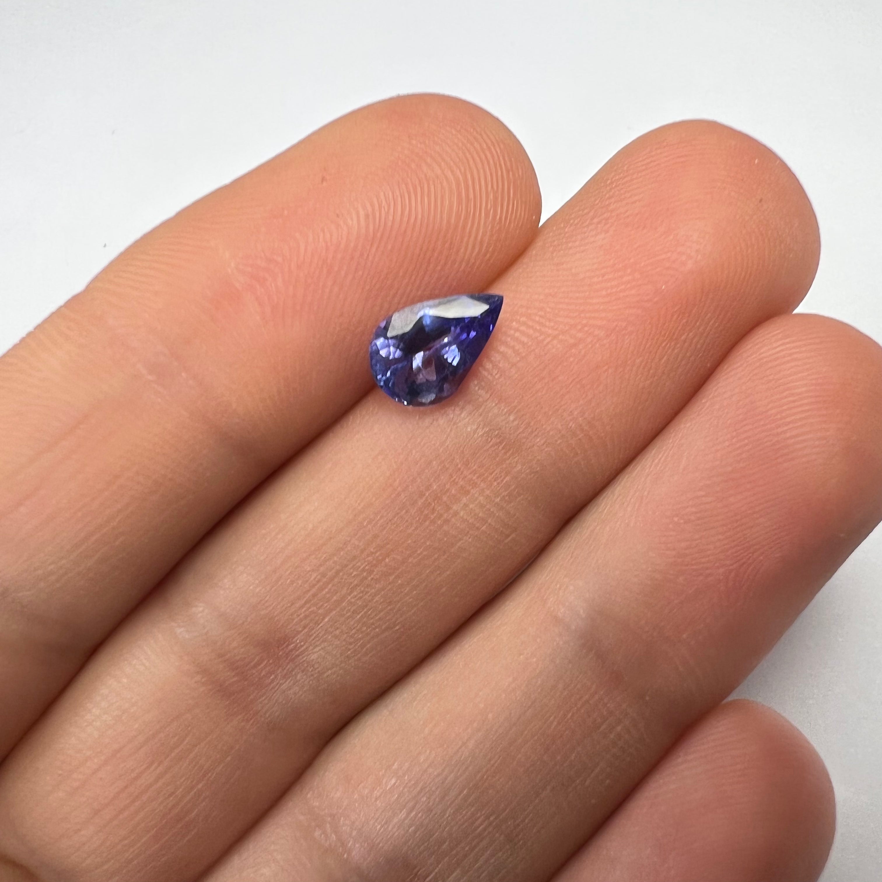 1.12CTW Loose Natural Pear Cut Tanzanite 8.91x5.84x3.61mm Earth mined Gemstone
