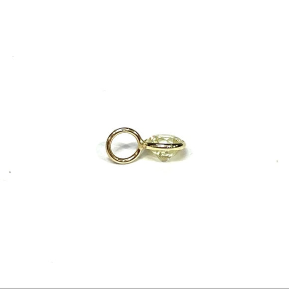 .30CT Brilliant Cut Diamond Pendant in solid 14k Yellow Gold