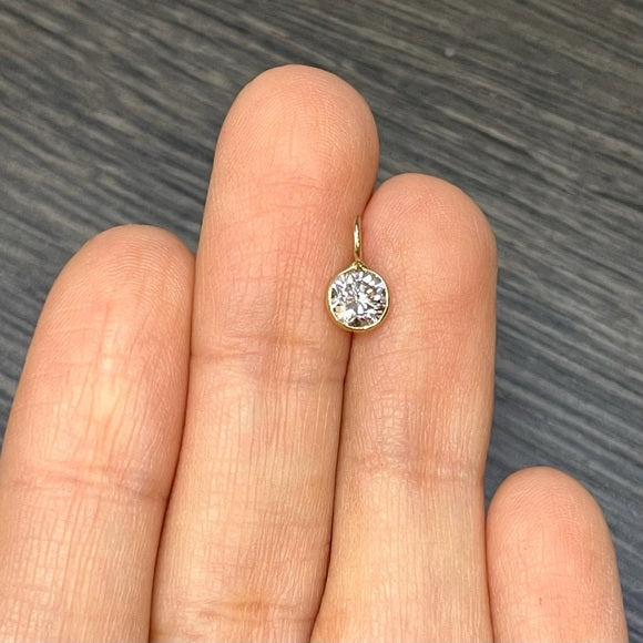 .70CT Brilliant Cut Diamond Pendant in solid 14k Yellow Gold