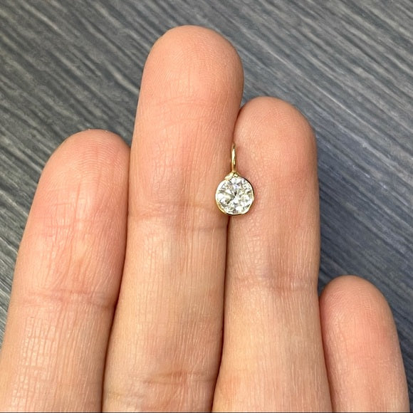 .70CT Brilliant Cut Diamond Pendant in solid 14k Yellow Gold