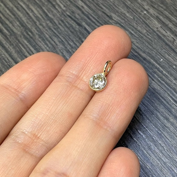 .80CT Brilliant Cut Diamond Pendant in solid 14k Yellow Gold