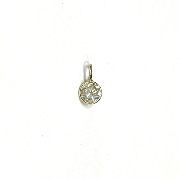.80CT Brilliant Cut Diamond Pendant in solid 14k Yellow Gold