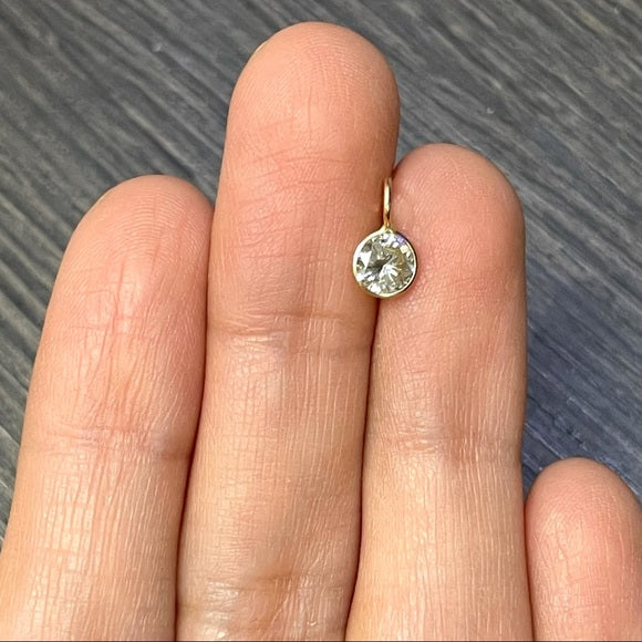 .80CT Brilliant Cut Diamond Pendant in solid 14k Yellow Gold