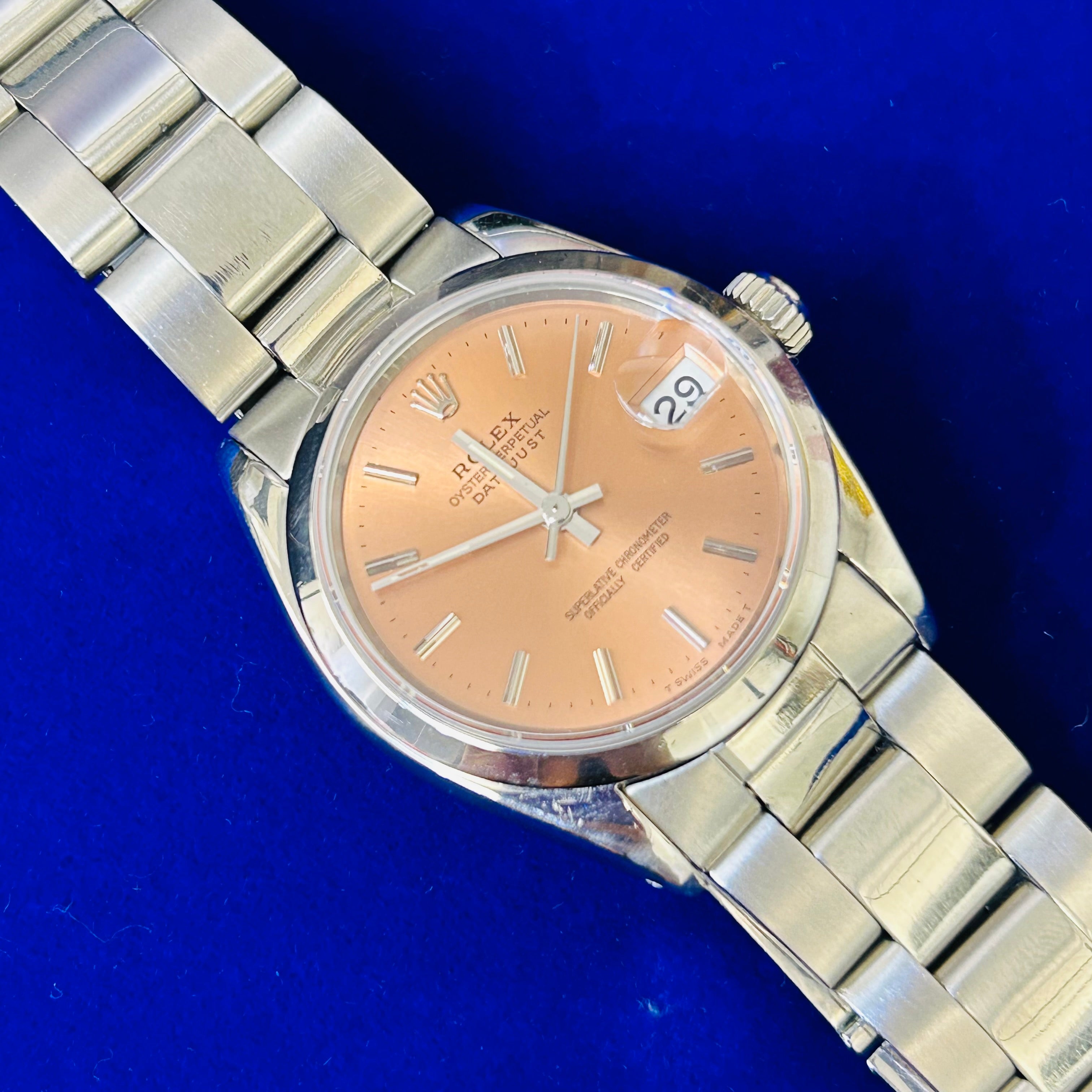 Vintage Stainless Steel 31MM Datejust Rolex Watch