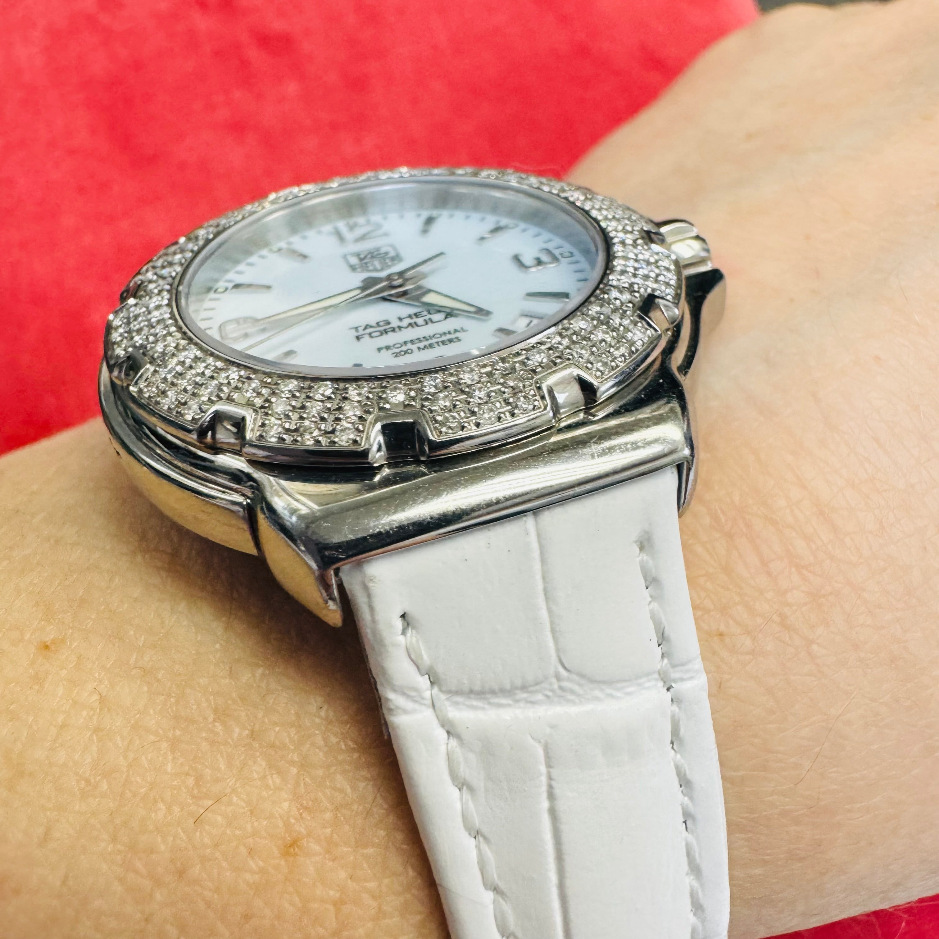 36mm Ladies Diamond Bezel Tag Tagheuer Formula 1 Watch