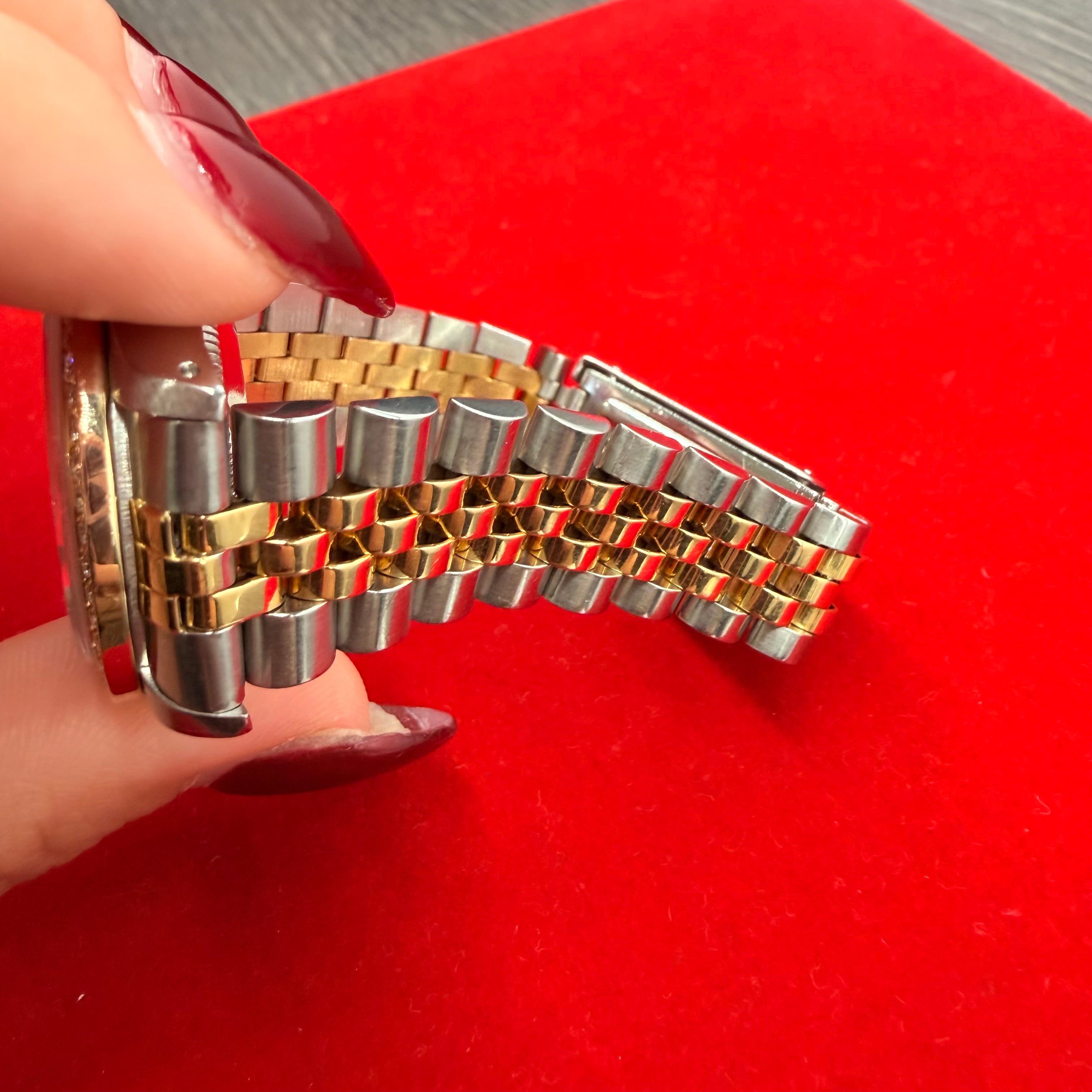 31MM Two Tone 18K&Stainless Steel Date Just Rolex Diamond bezel&Dial